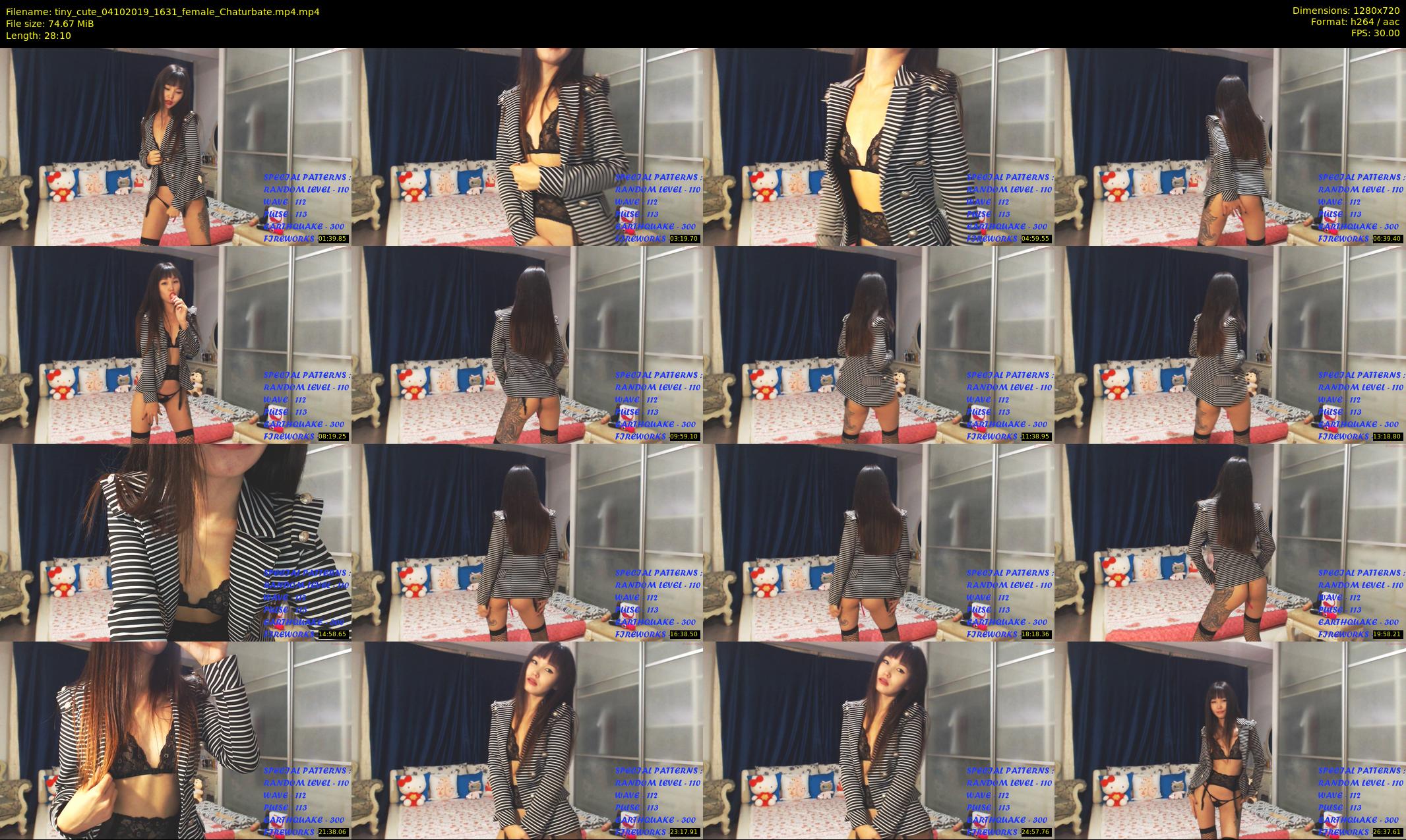 tiny_cute — 29 minute Chaturbate female cam show recording, 720p, Oct 4, 2019