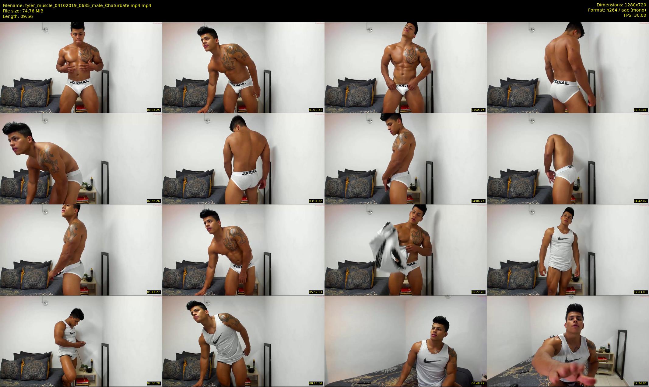 tyler_muscle — 10 minute Chaturbate male cam show recording, 720p, Oct 4, 2019