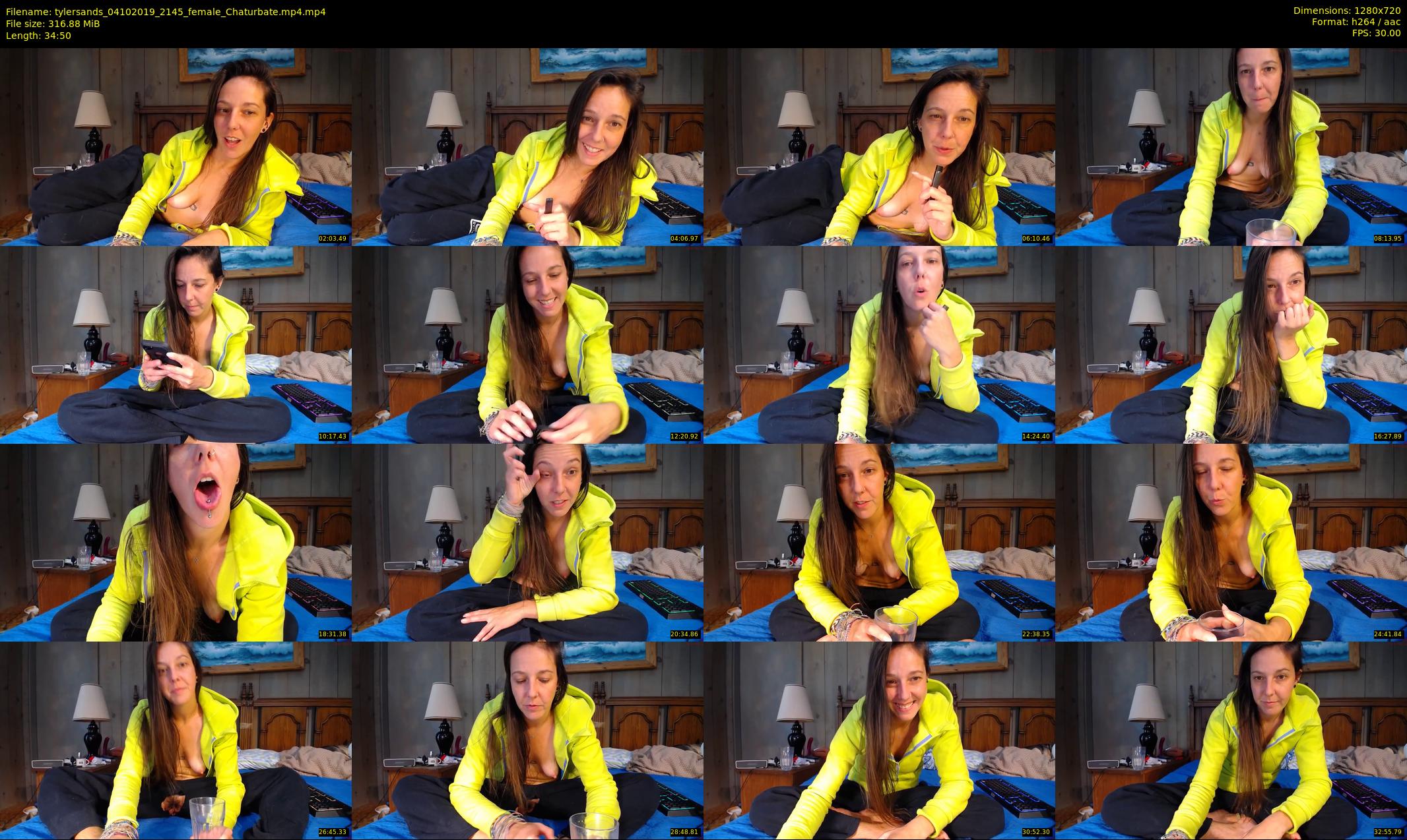 tylersands — 35 minute Chaturbate female cam show recording, 720p, Oct 4, 2019