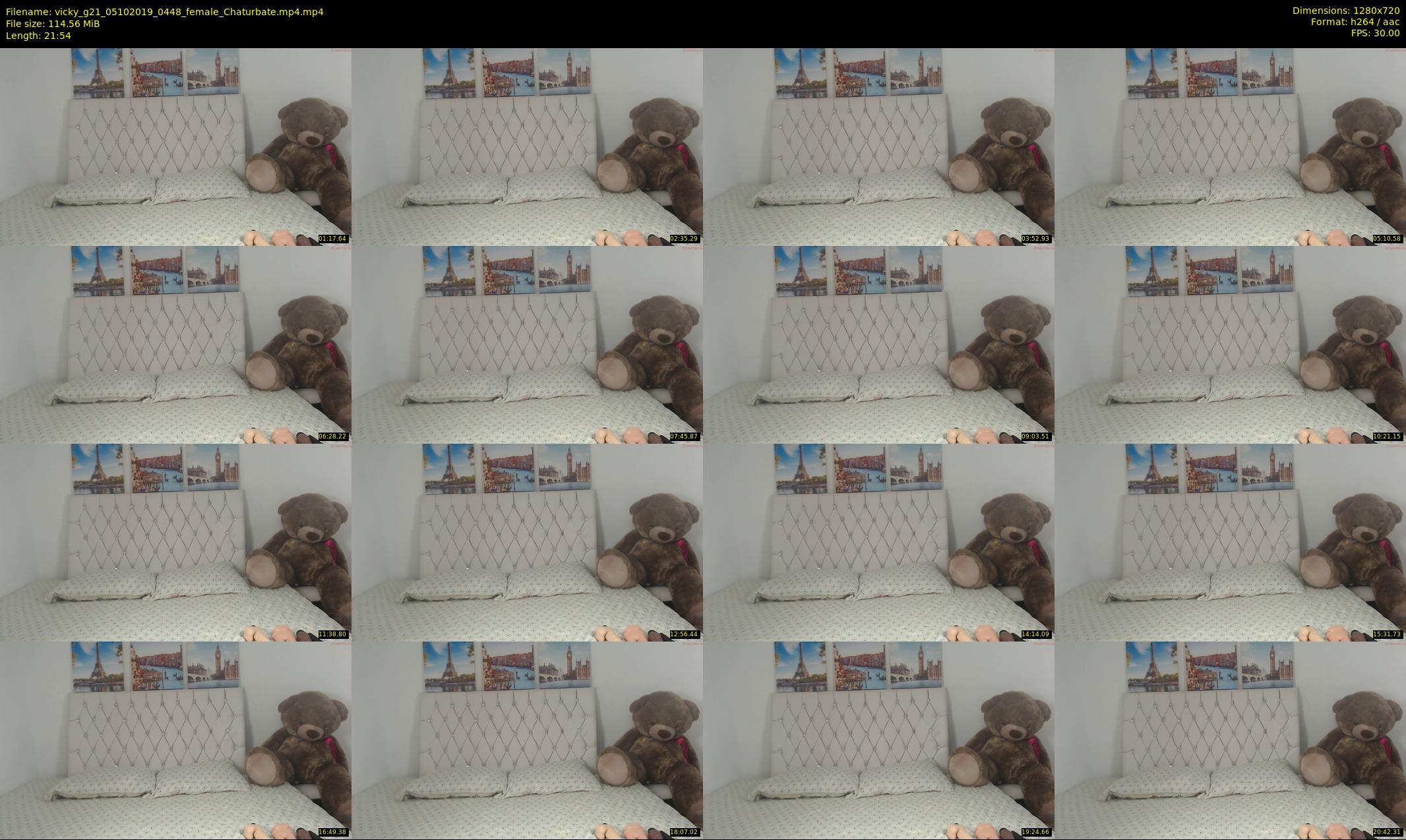vicky_g21 — 22 minute Chaturbate female cam show recording, 720p, Oct 5, 2019