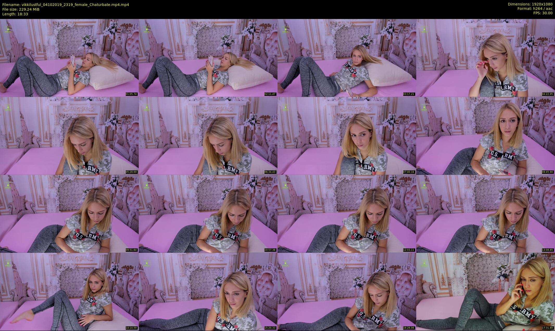 vikkilustful — 19 minute Chaturbate female cam show recording, 1080p, Oct 4, 2019