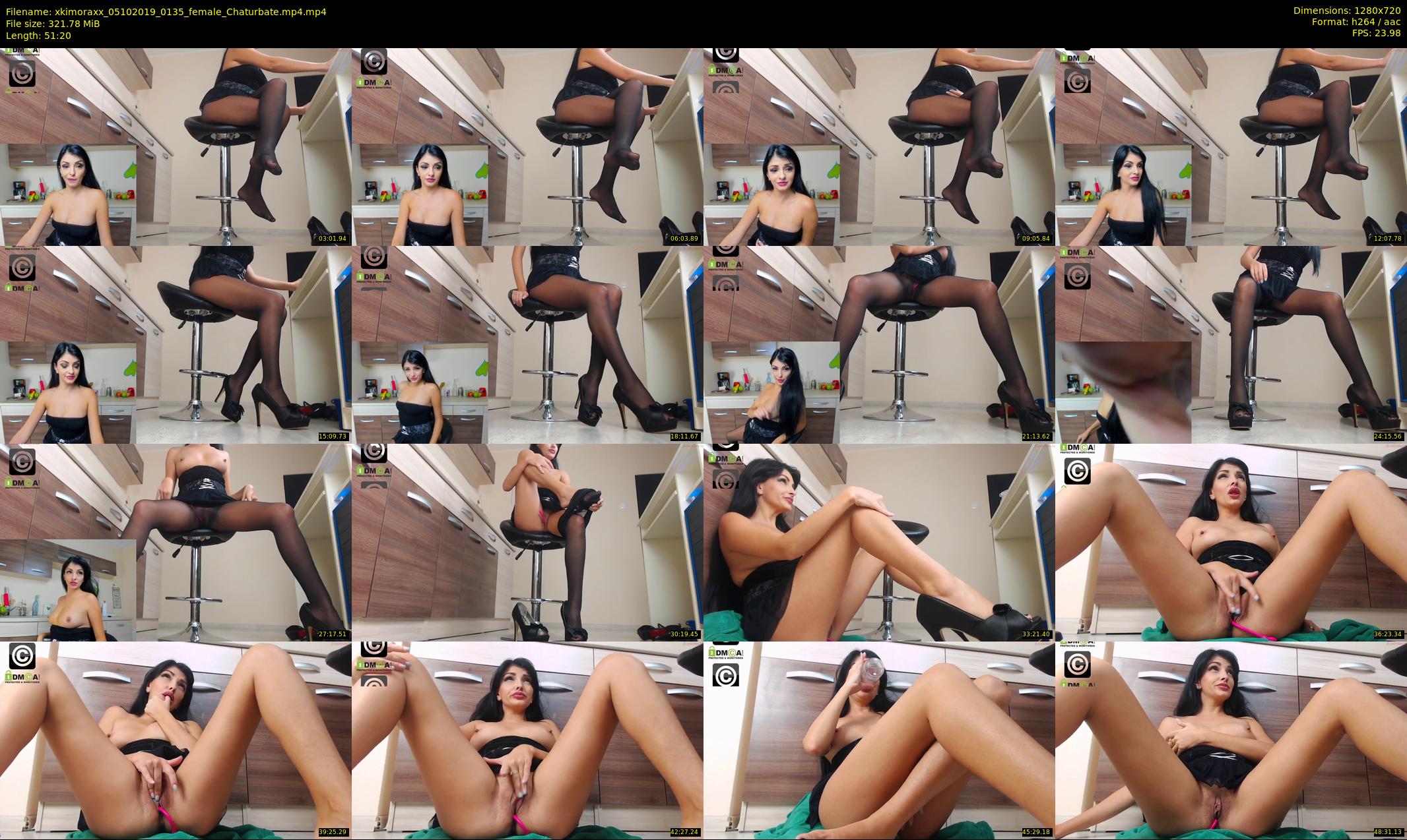 xkimoraxx — 52 minute Chaturbate female cam show recording, 720p, Oct 5, 2019