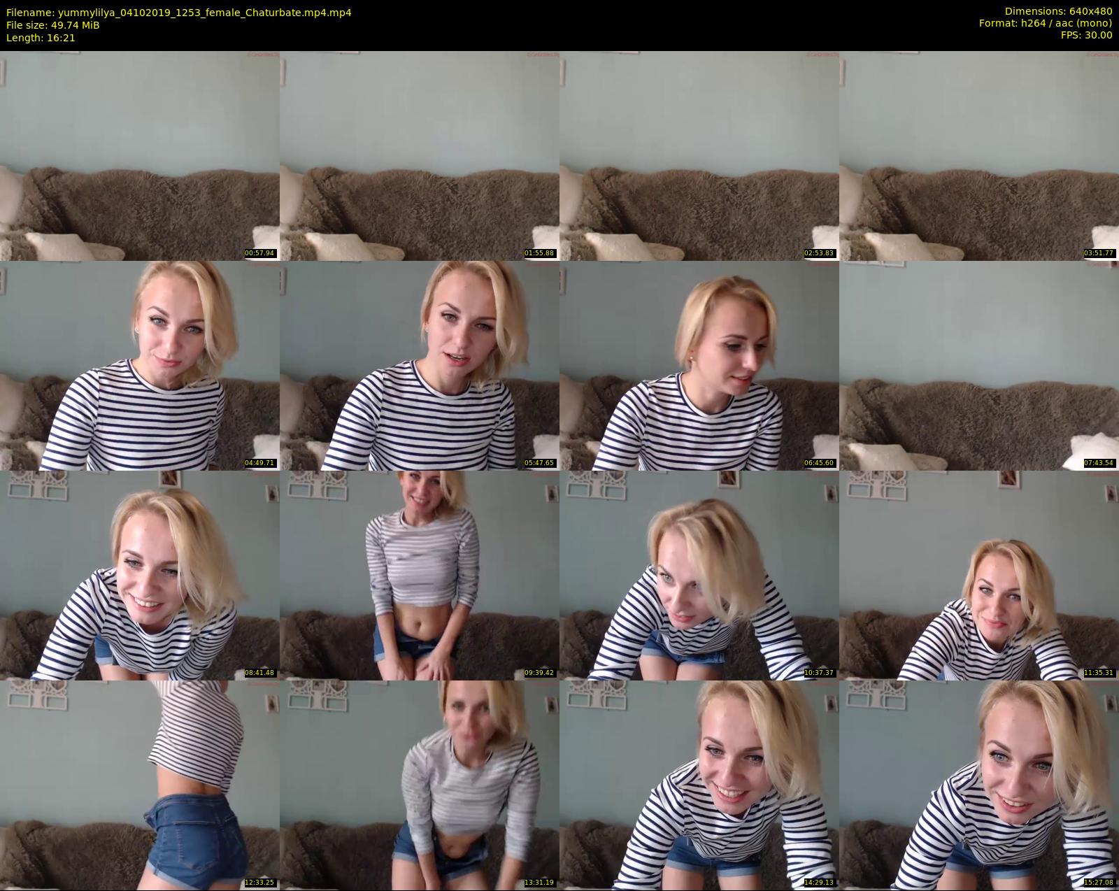 yummylilya — 17 minute Chaturbate female cam show recording, 480p, Oct 4, 2019