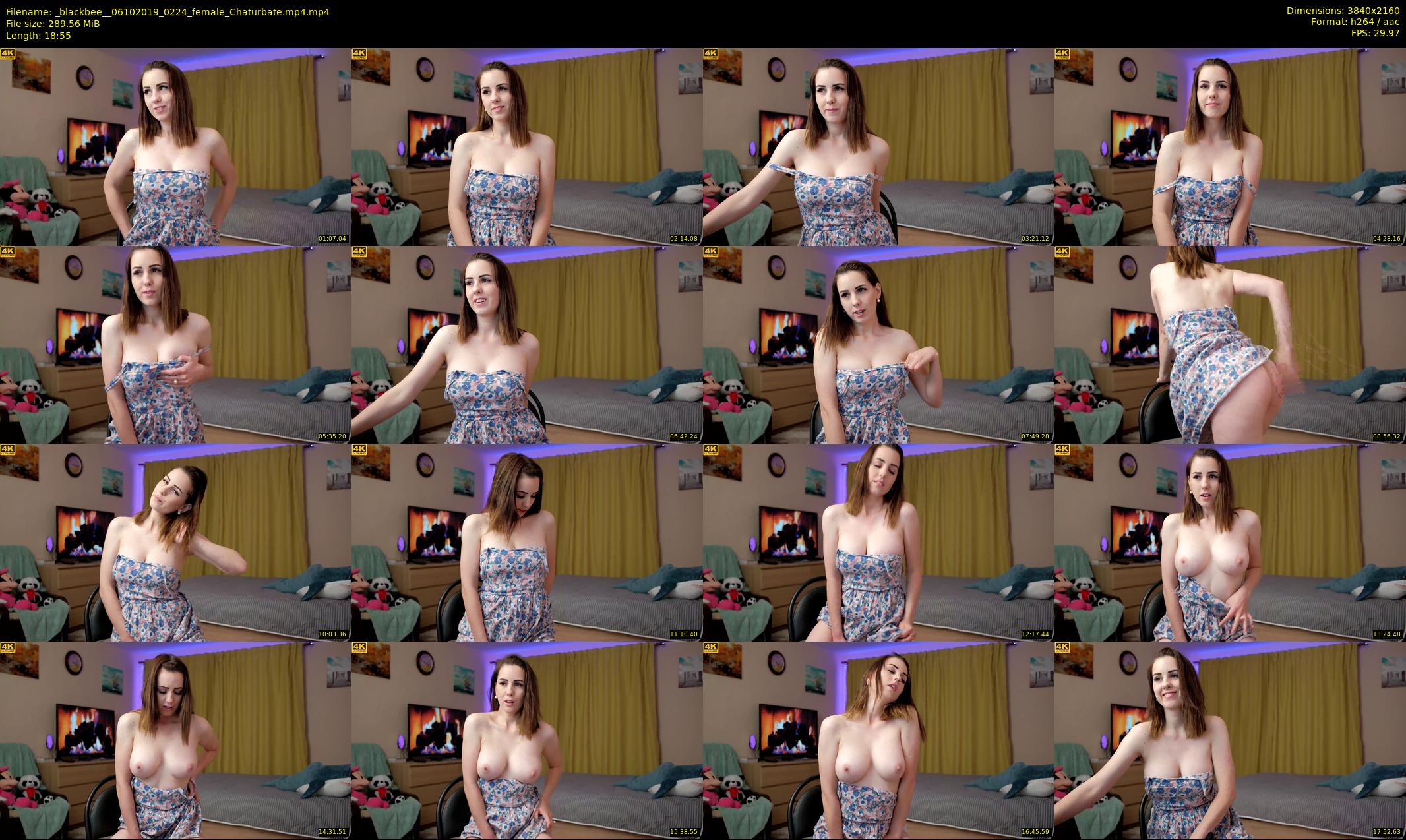 _blackbee_ — 19 minute Chaturbate female cam show recording, 4K, Oct 6, 2019