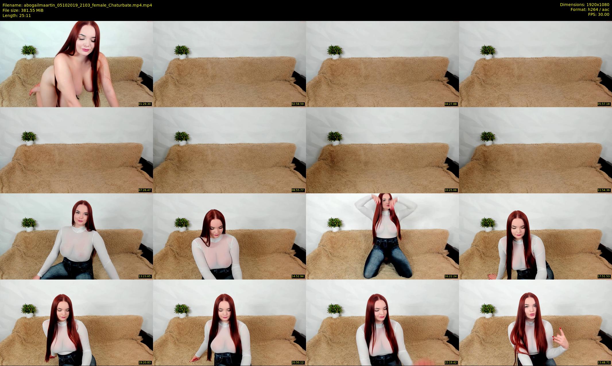 abogailmaartin — 26 minute Chaturbate female cam show recording, 1080p, Oct 5, 2019