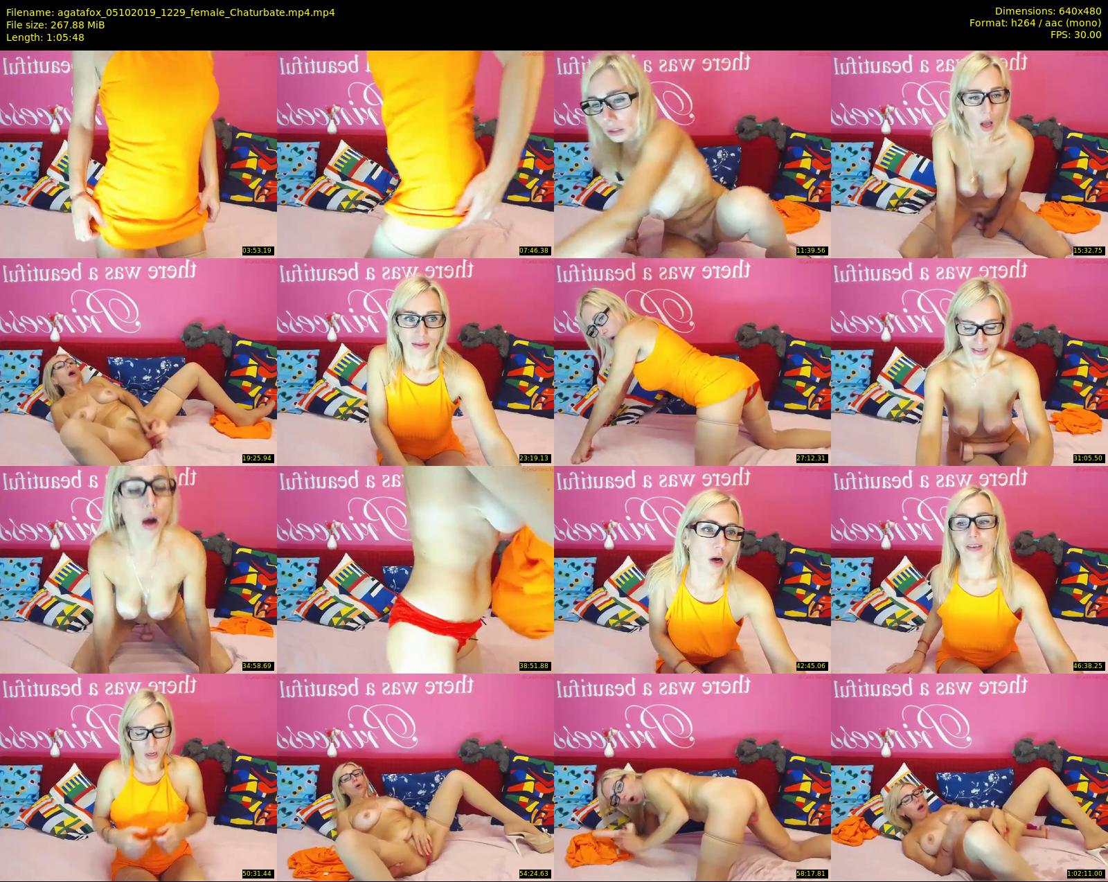 agatafox — 66 minute Chaturbate female cam show recording, 480p, Oct 5, 2019