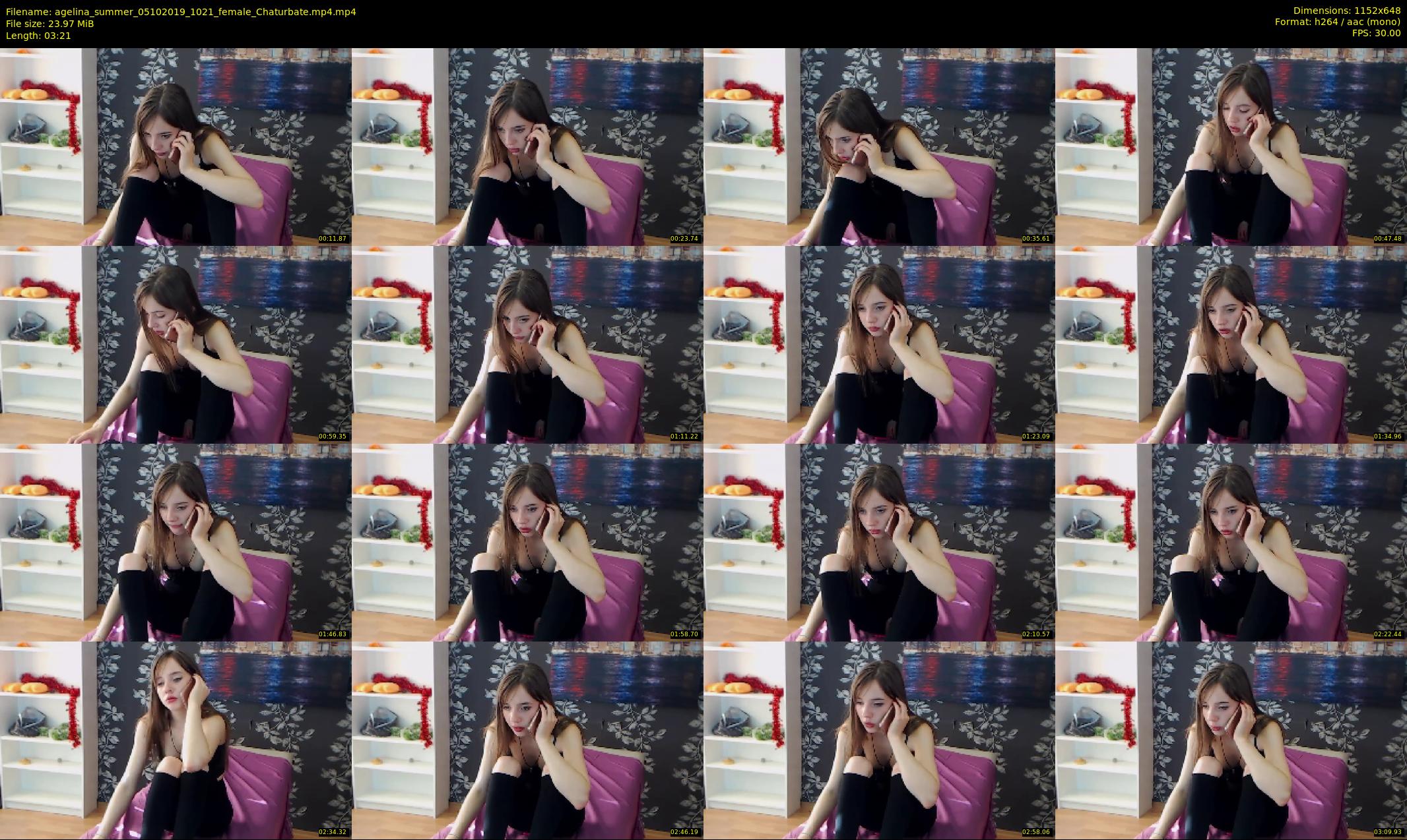 agelina_summer — 4 minute Chaturbate female cam show recording, 480p, Oct 5, 2019