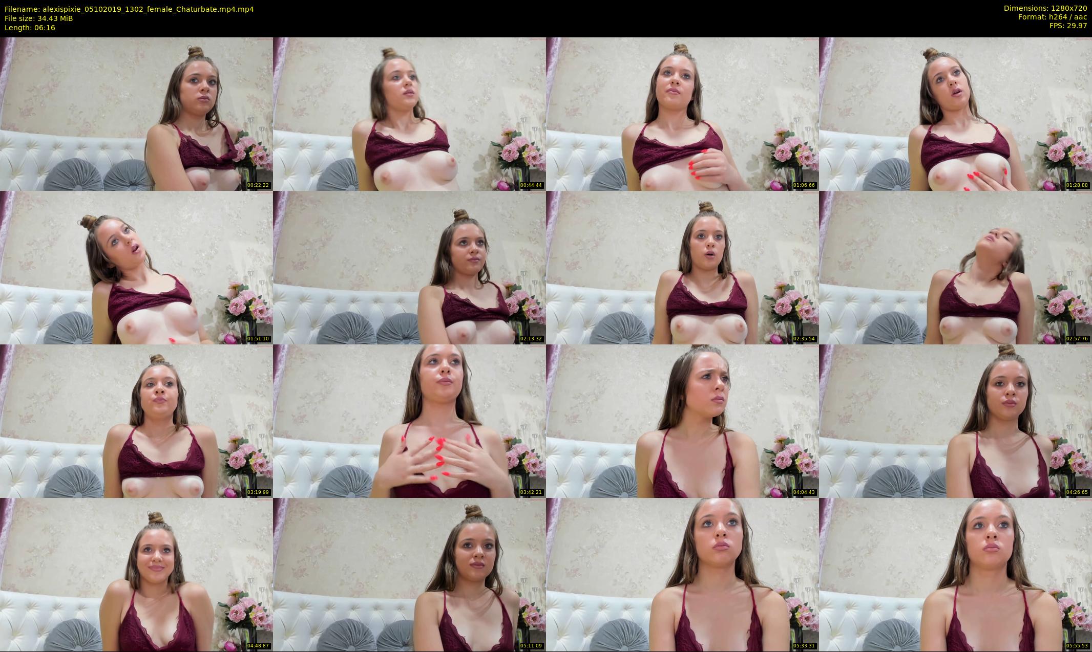 alexispixie — 7 minute Chaturbate female cam show recording, 720p, Oct 5, 2019