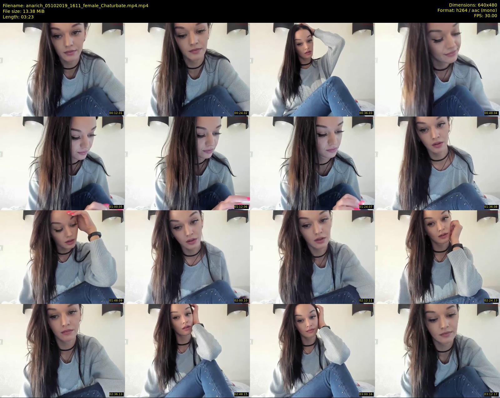 anarich — 4 minute Chaturbate female cam show recording, 480p, Oct 5, 2019