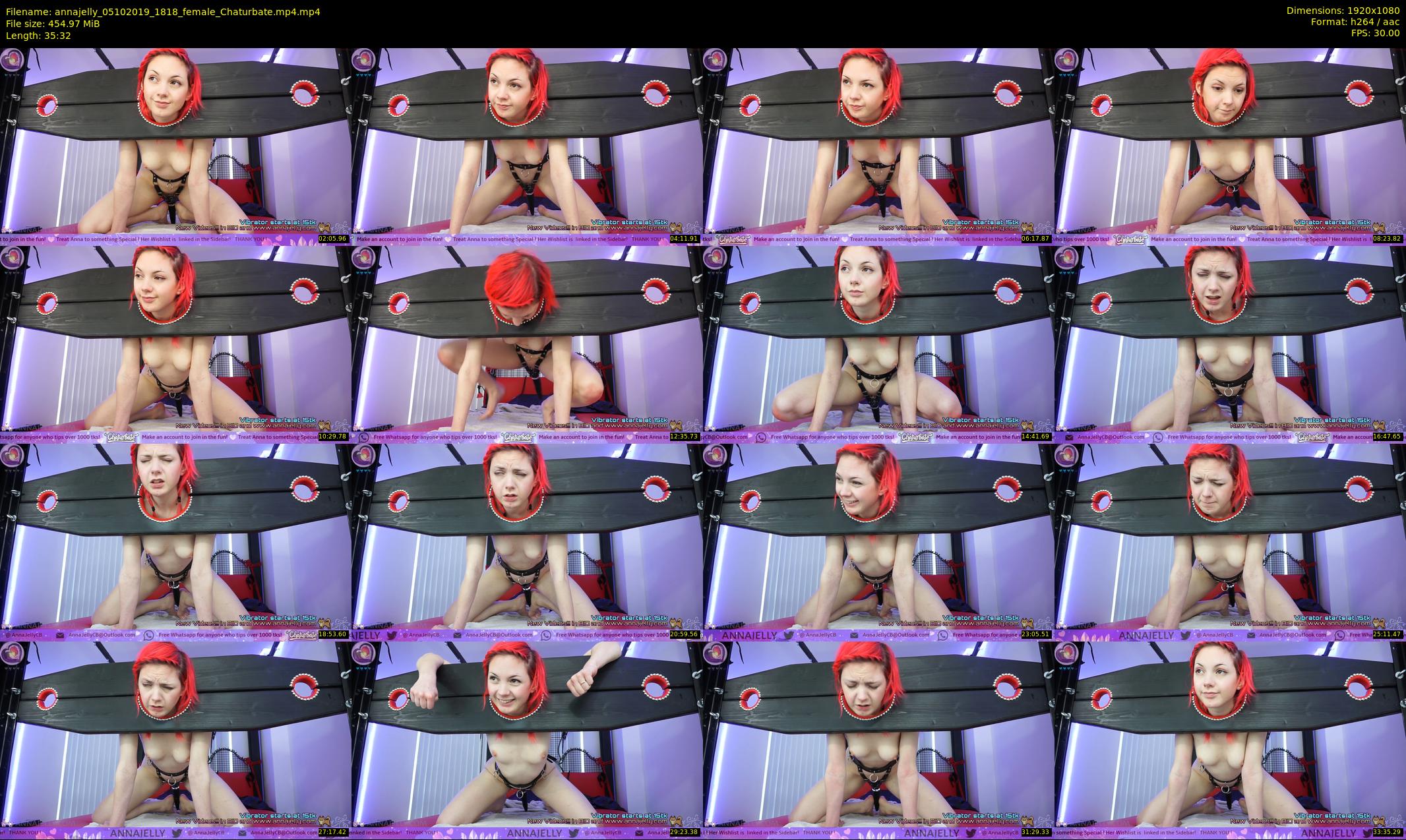 annajelly — 36 minute Chaturbate couple cam show recording, 1080p, Oct 5, 2019