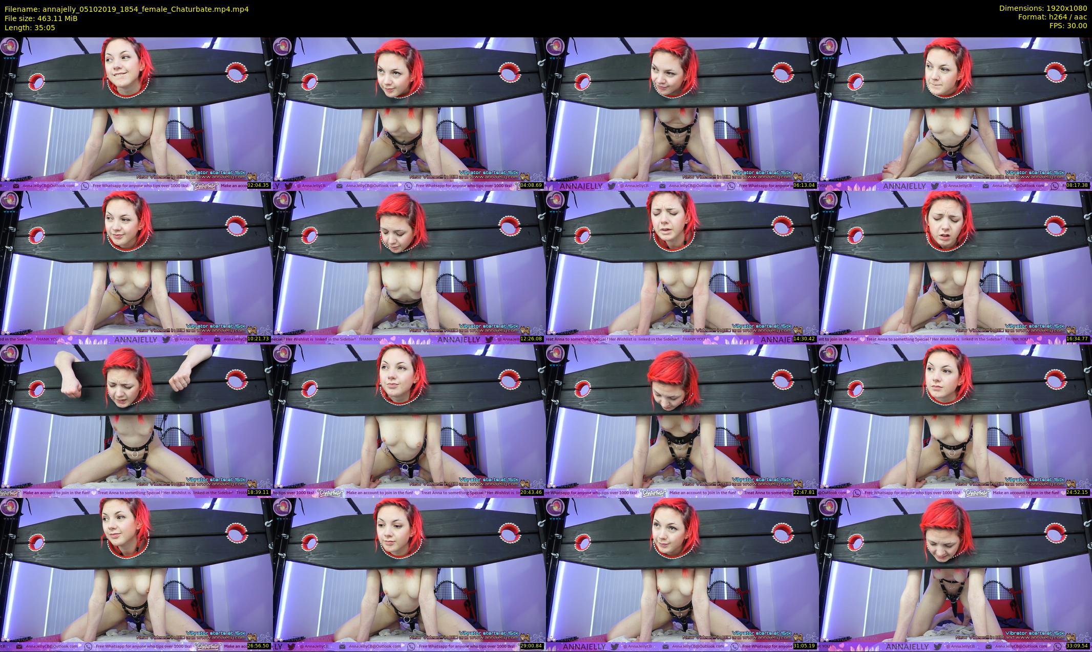 annajelly — 36 minute Chaturbate couple cam show recording, 1080p, Oct 5, 2019