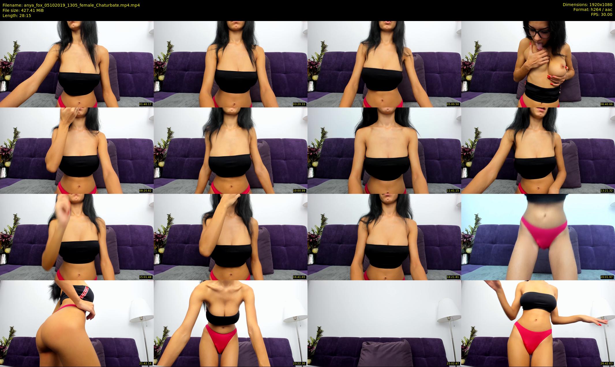 anya_fox — 29 minute Chaturbate female cam show recording, 1080p, Oct 5, 2019