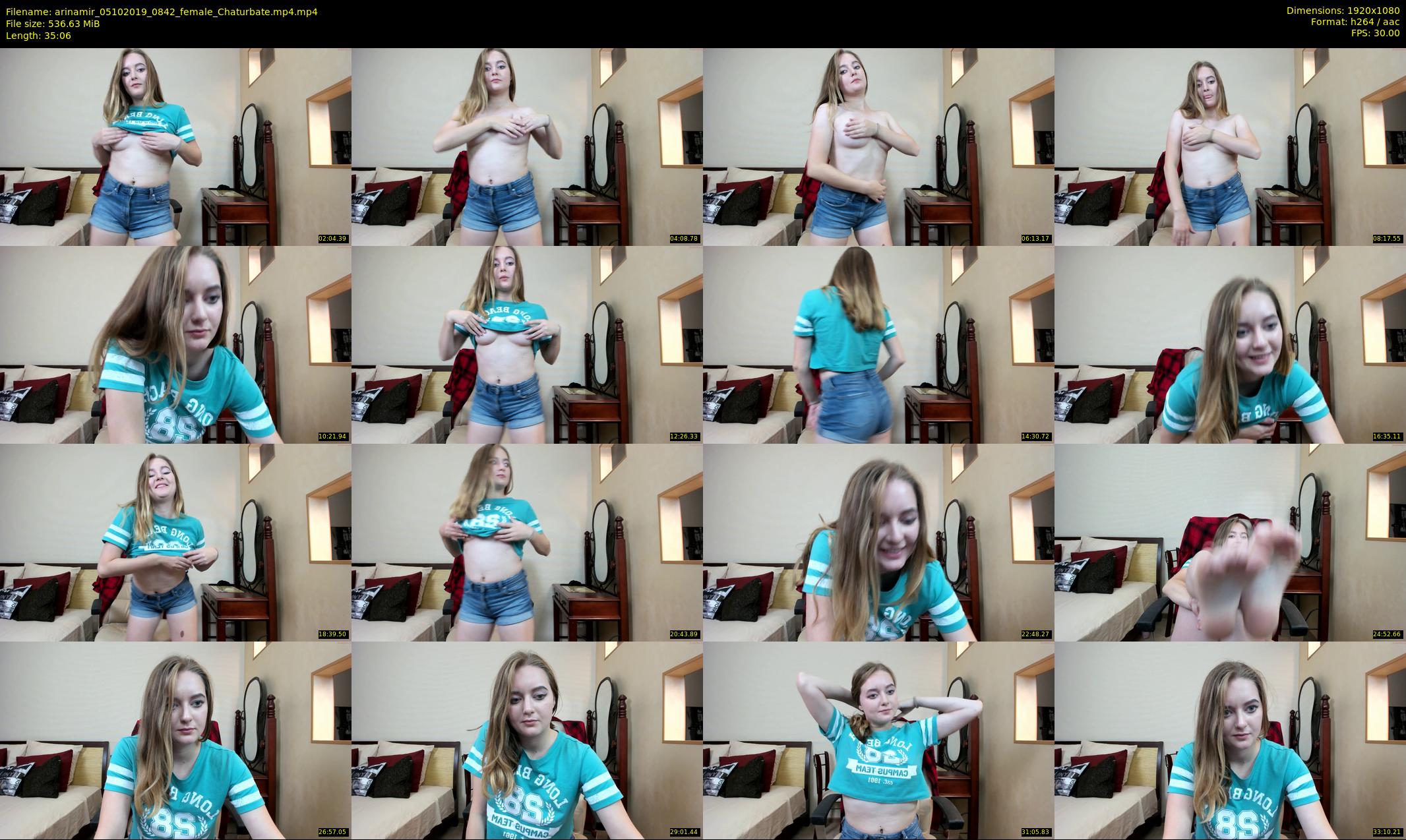 arinamir — 36 minute Chaturbate female cam show recording, 1080p, Oct 5, 2019