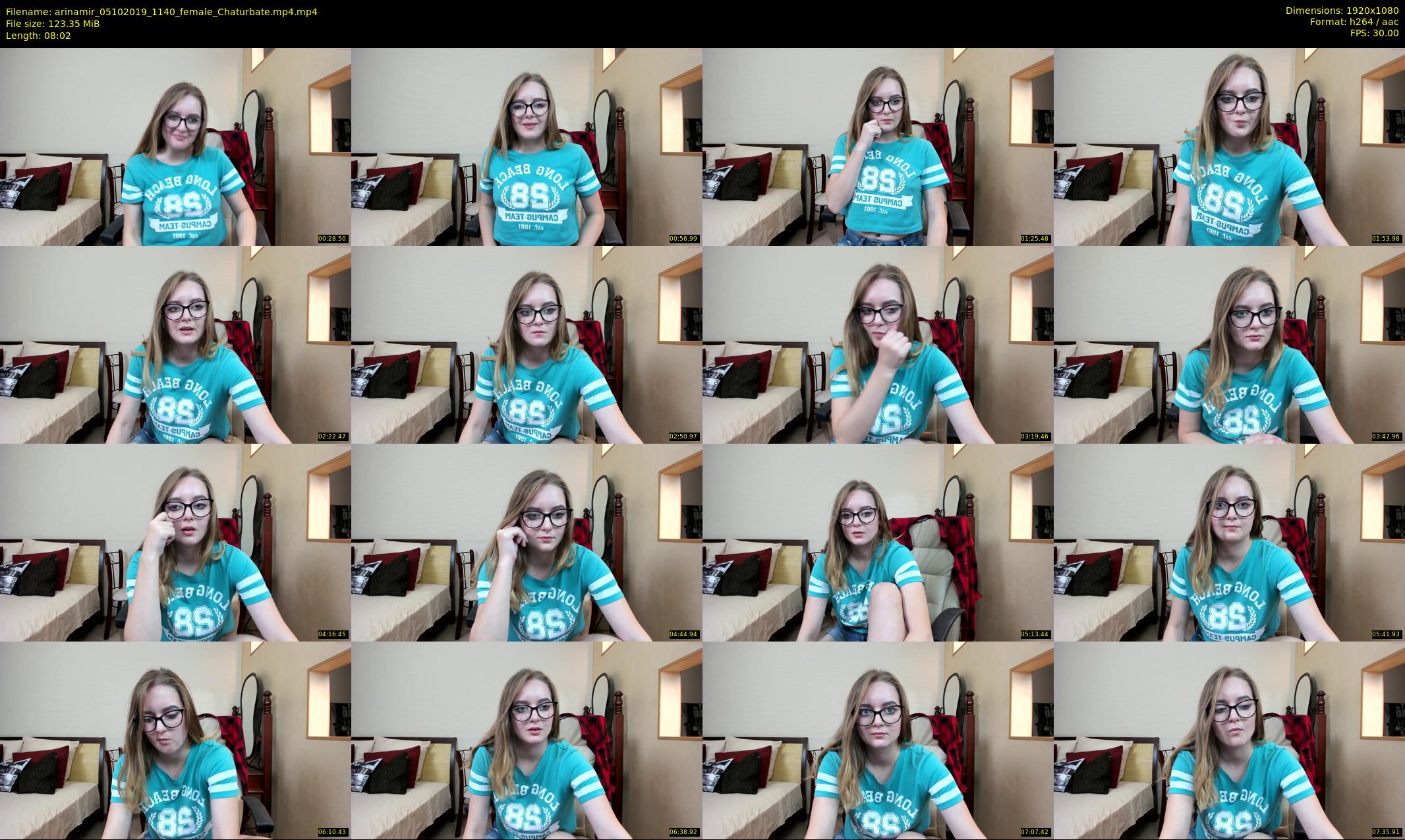 arinamir — 9 minute Chaturbate female cam show recording, 1080p, Oct 5, 2019