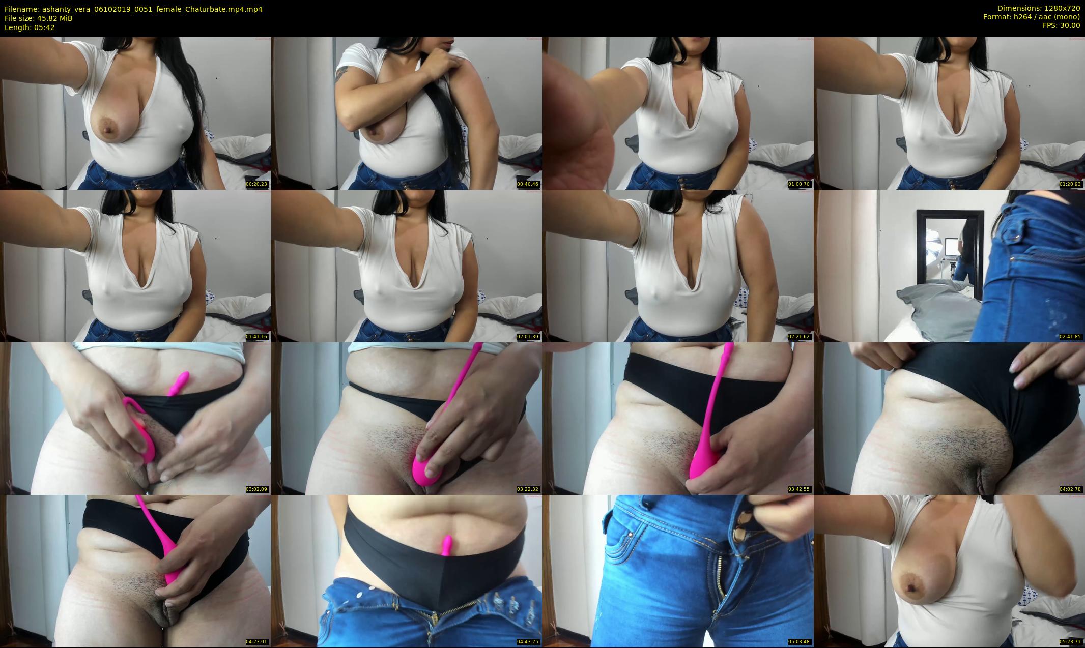 ashanty_vera — 6 minute Chaturbate couple cam show recording, 720p, Oct 6, 2019