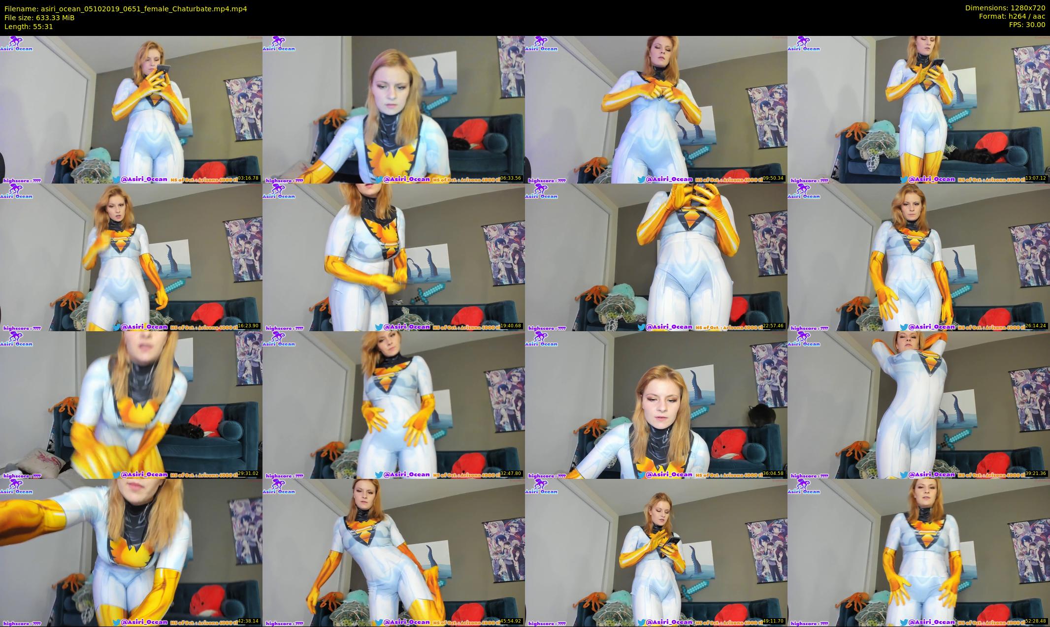 asiri_ocean — 56 minute Chaturbate female cam show recording, 720p, Oct 5, 2019
