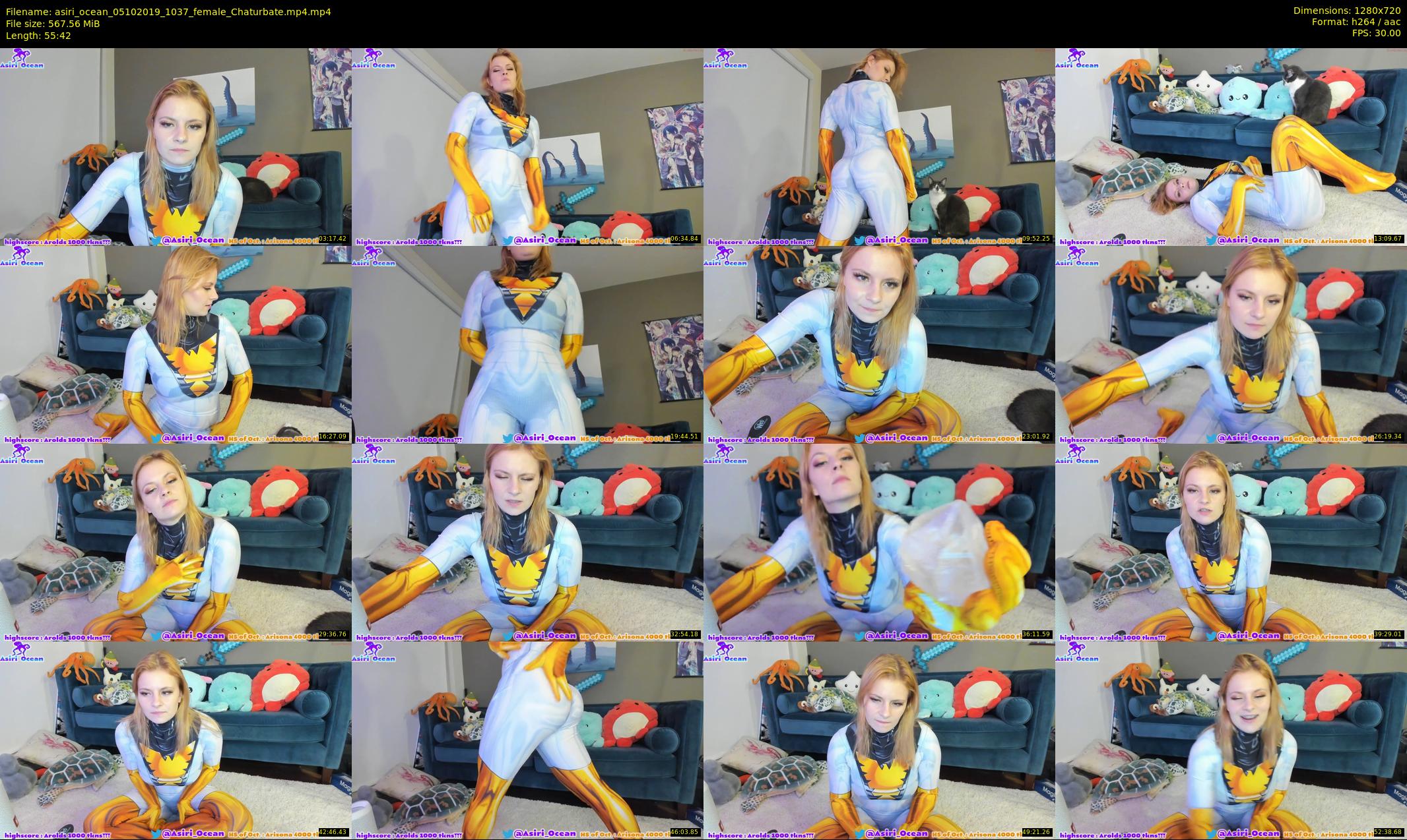 asiri_ocean — 56 minute Chaturbate female cam show recording, 720p, Oct 5, 2019