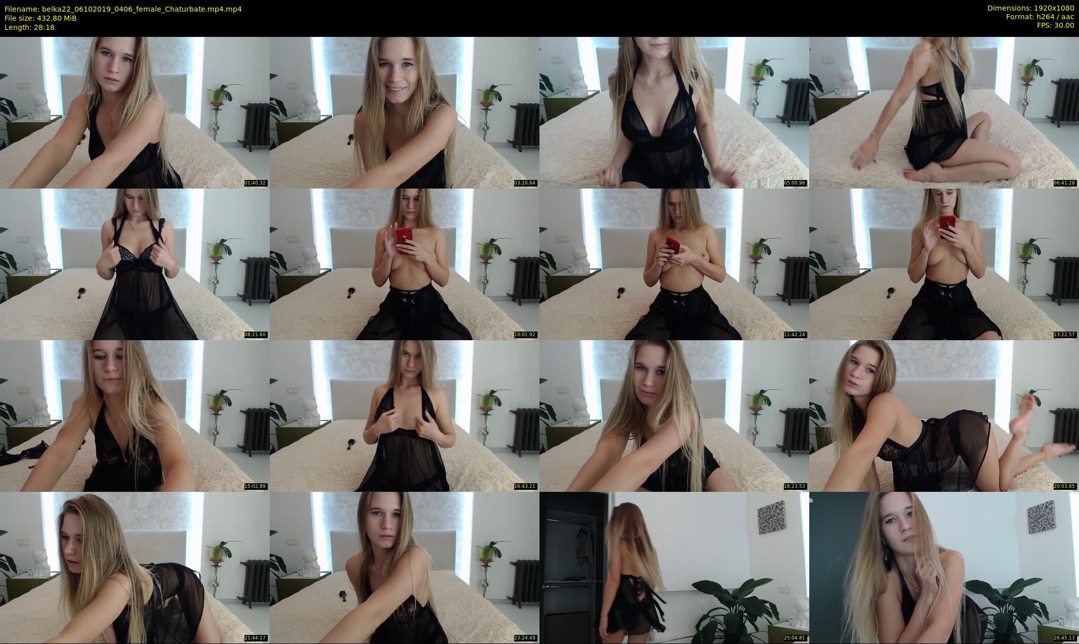 belka22 — 29 minute Chaturbate female cam show recording, 1080p, Oct 6, 2019