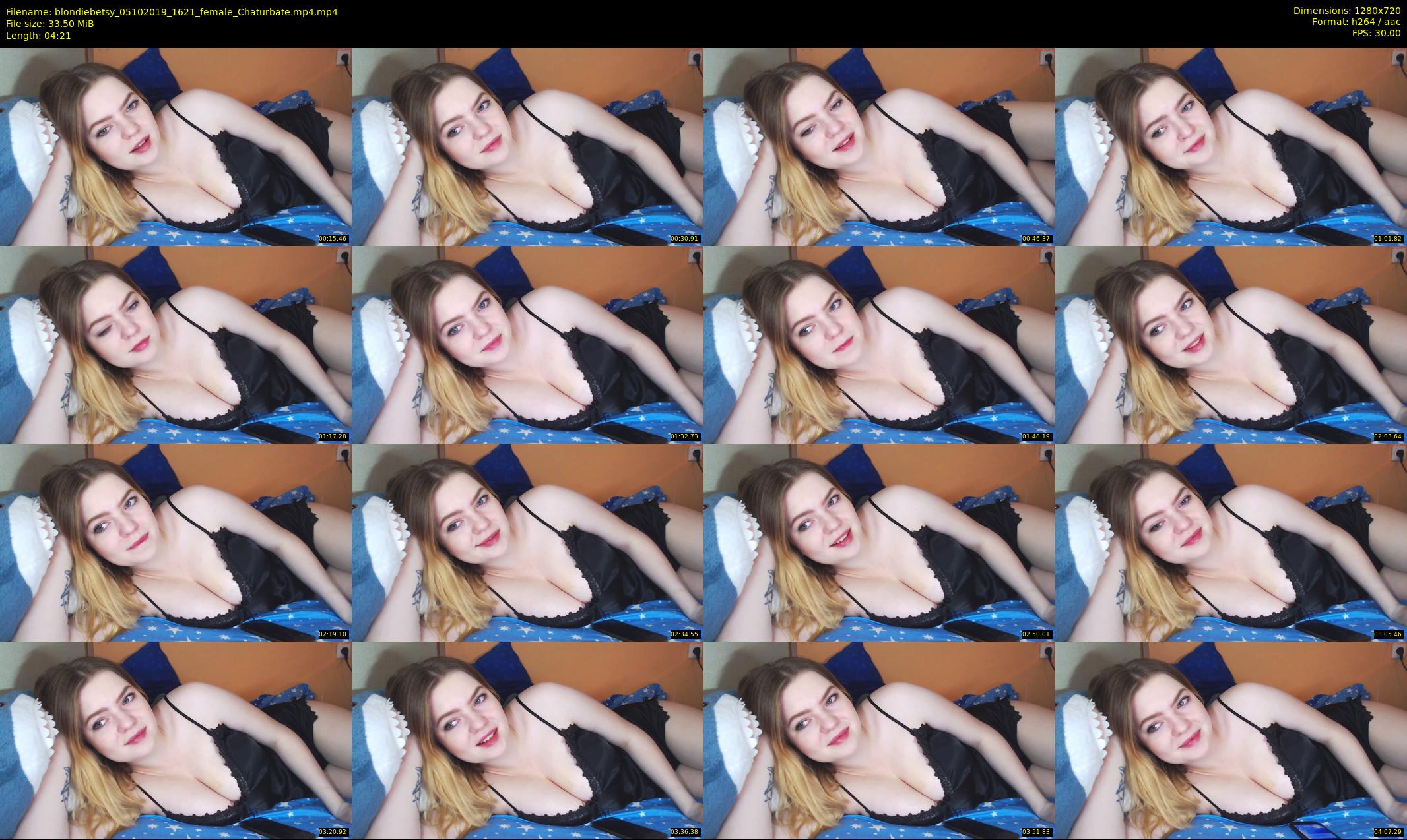 blondiebetsy — 5 minute Chaturbate female cam show recording, 720p, Oct 5, 2019