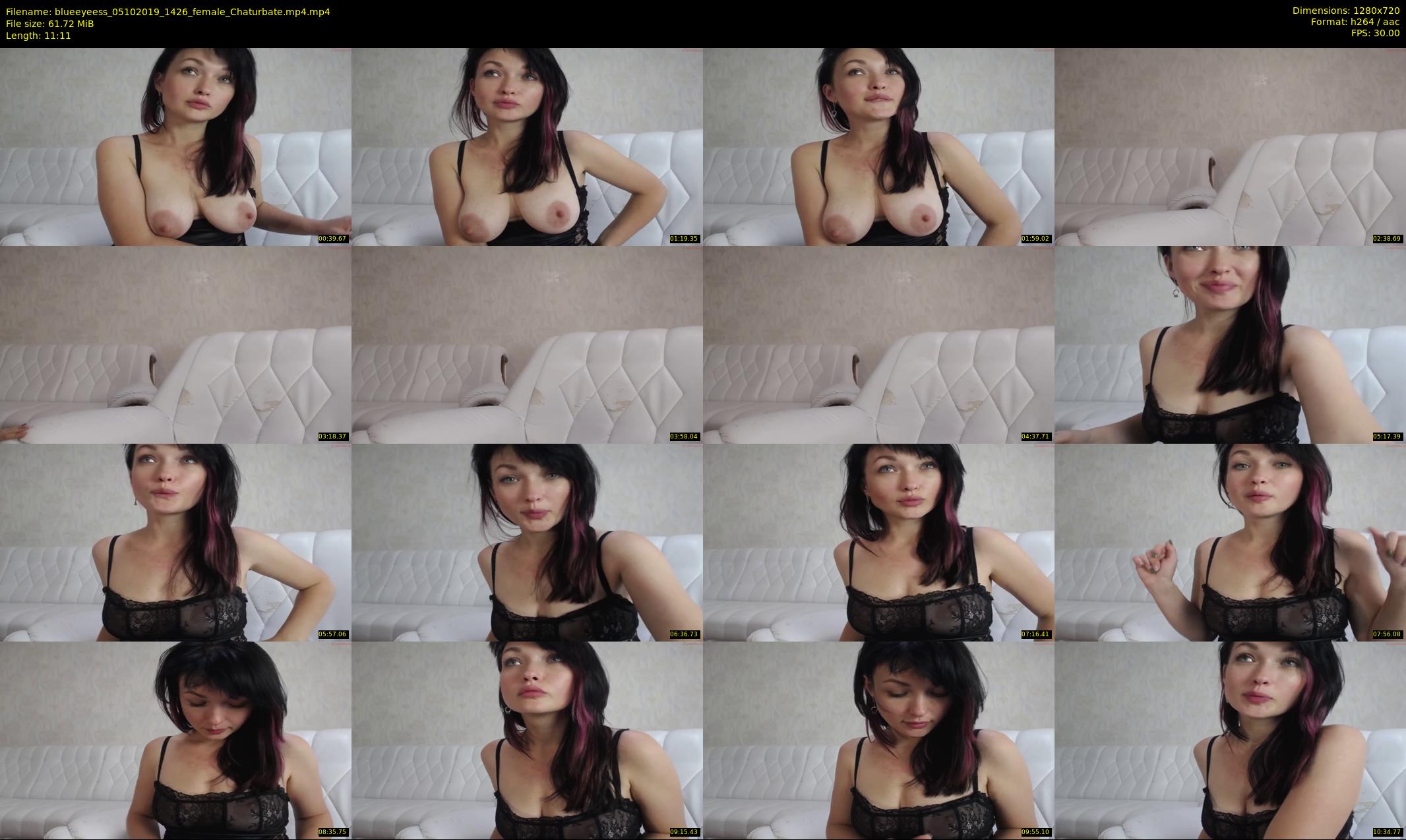 blueeyeess — 12 minute Chaturbate female cam show recording, 720p, Oct 5, 2019
