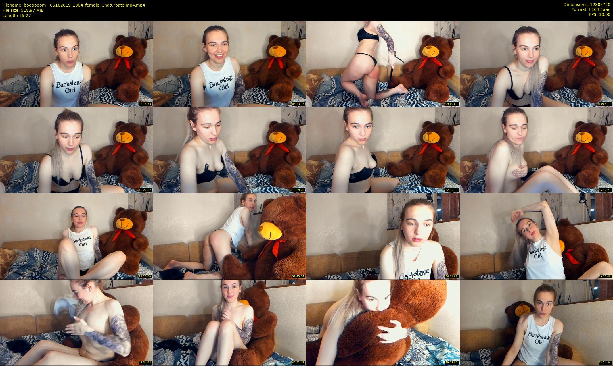 boooooom_ — 56 minute Chaturbate female cam show recording, 720p, Oct 5, 2019