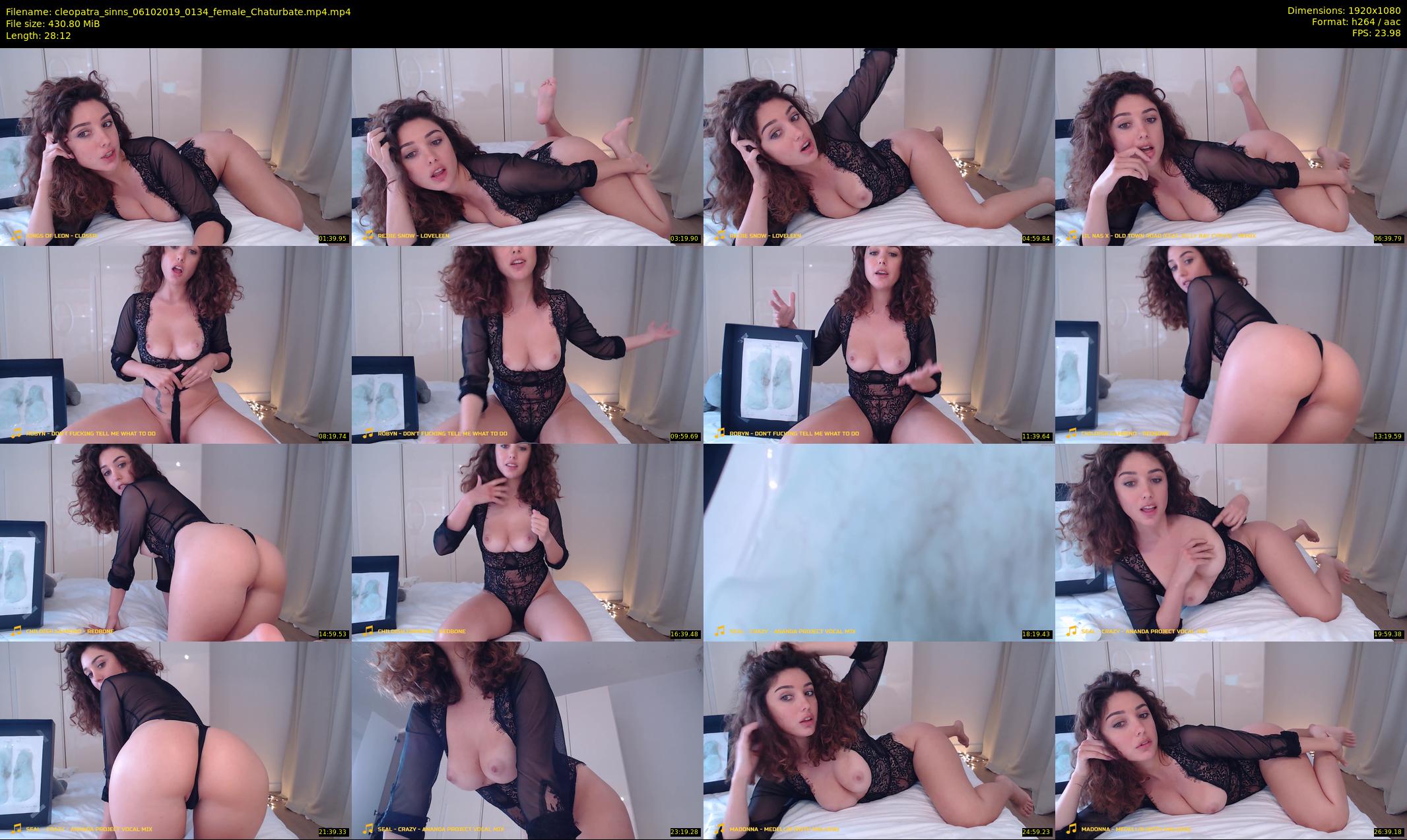cleopatra_sinns — 29 minute Chaturbate female cam show recording, 1080p, Oct 6, 2019