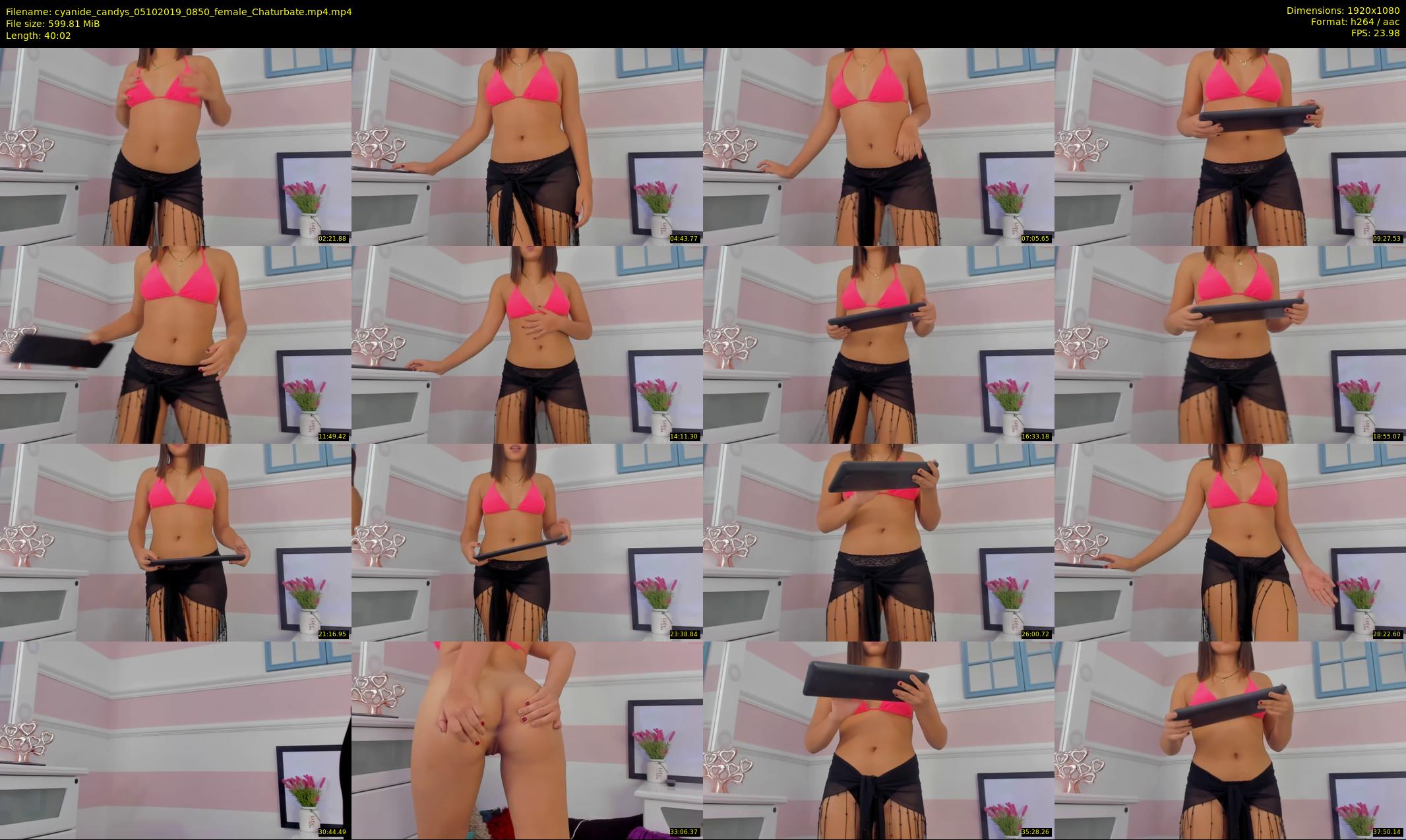 cyanide_candys — 41 minute Chaturbate female cam show recording, 1080p, Oct 5, 2019