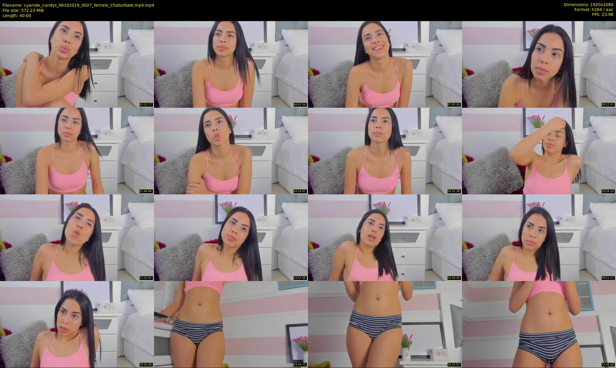 cyanide_candys — 40 minute Chaturbate female cam show recording, 1080p, Oct 6, 2019