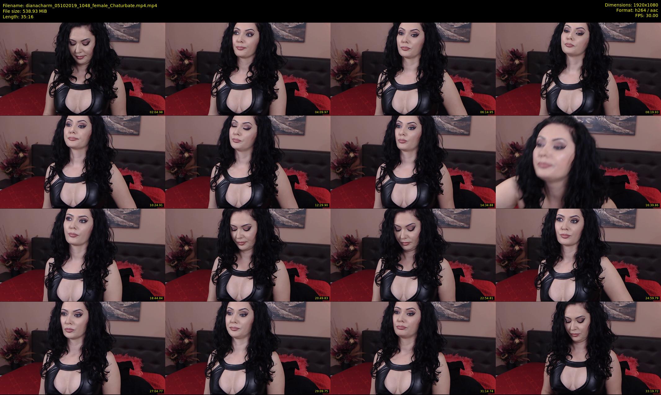dianacharm — 36 minute Chaturbate female cam show recording, 1080p, Oct 5, 2019