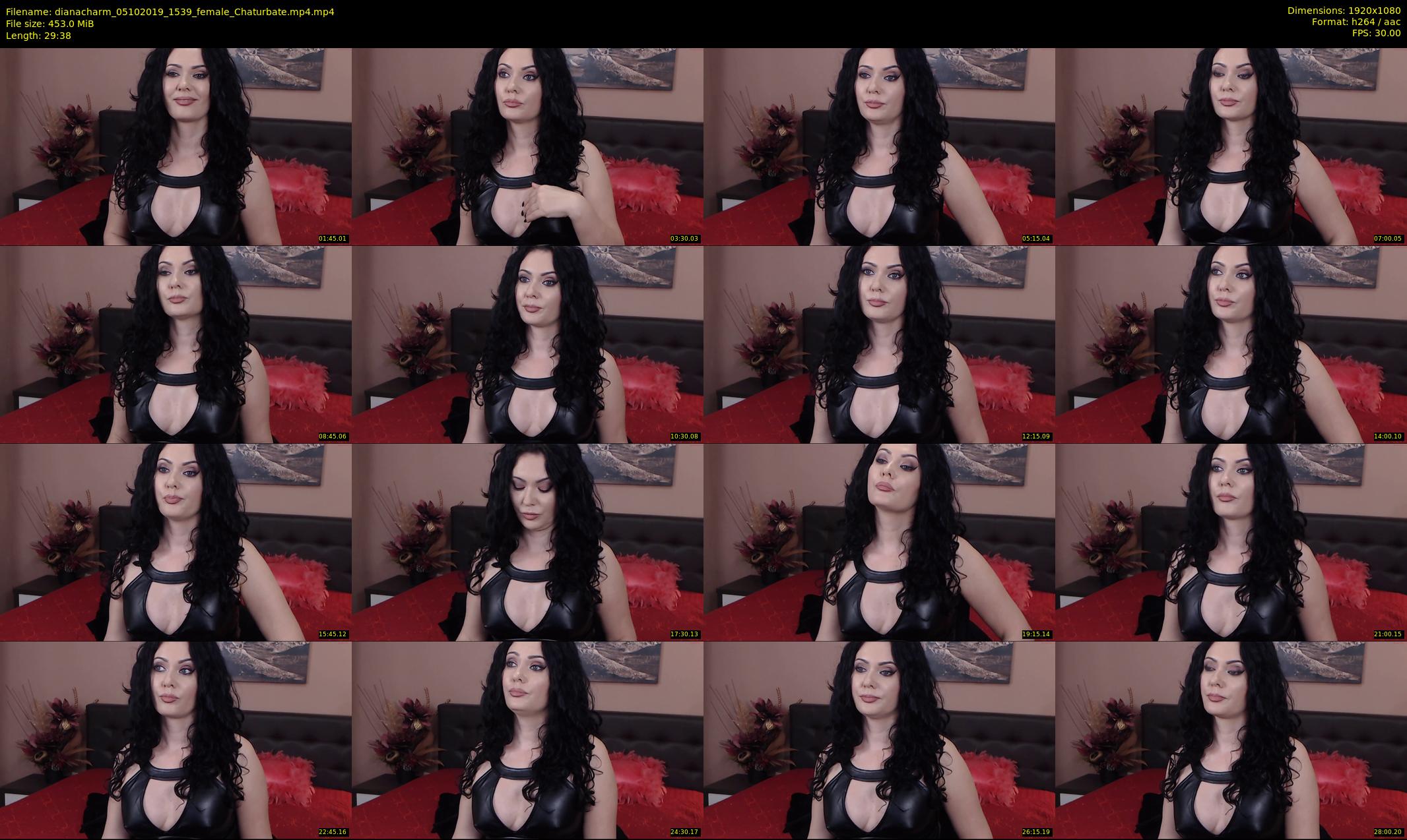 dianacharm — 30 minute Chaturbate female cam show recording, 1080p, Oct 5, 2019