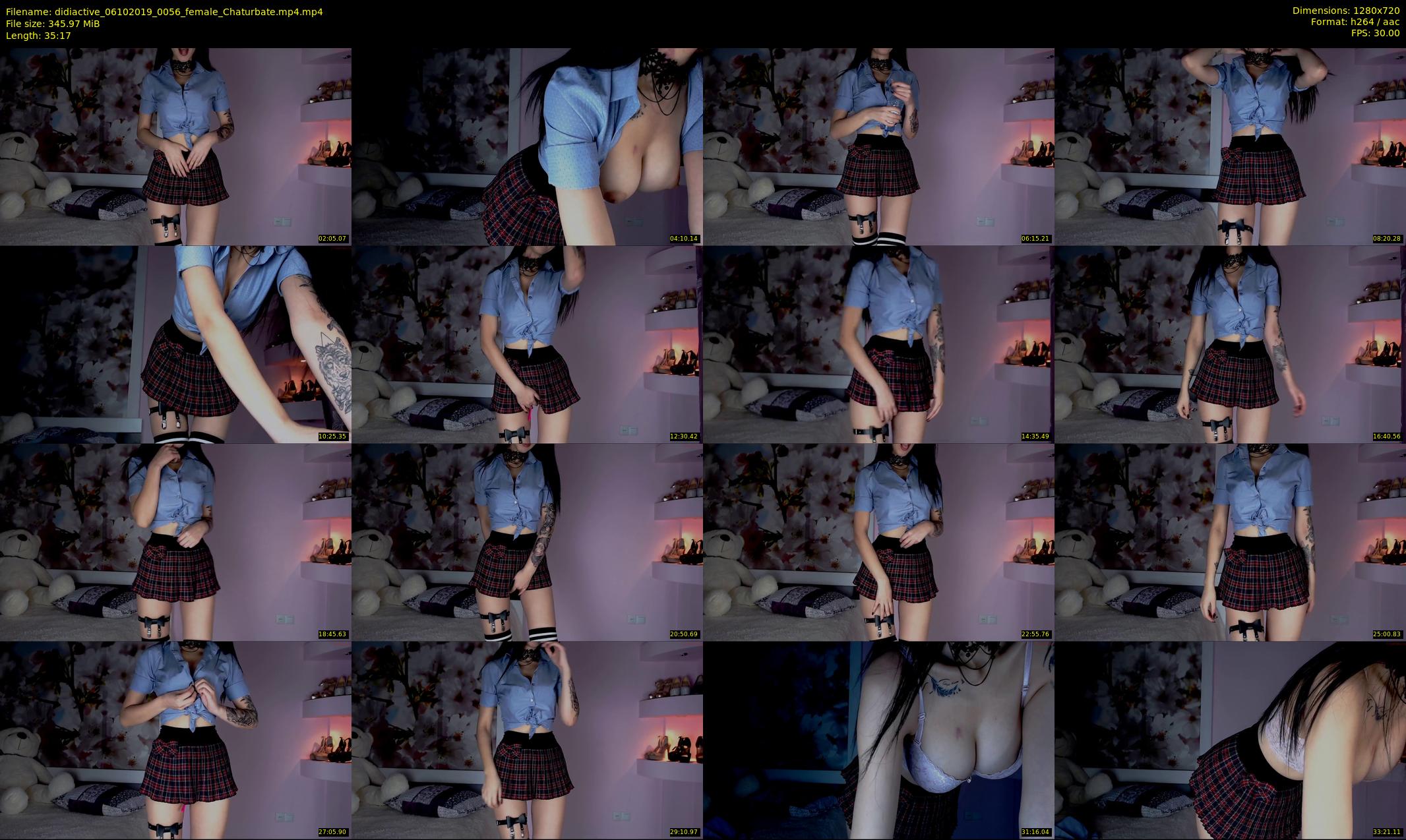 didiactive — 36 minute Chaturbate female cam show recording, 720p, Oct 6, 2019