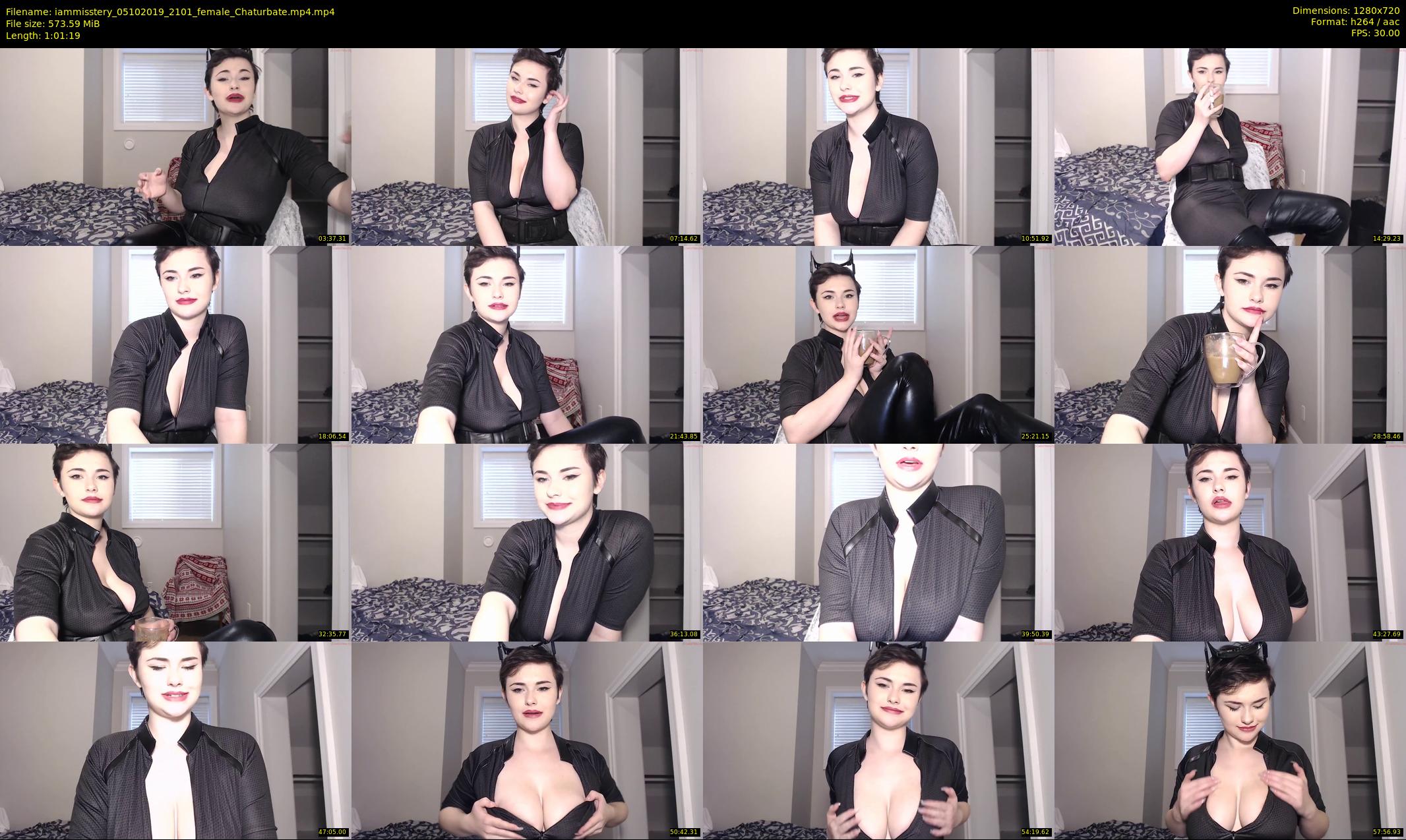 iammisstery — 62 minute Chaturbate female cam show recording, 720p, Oct 5, 2019