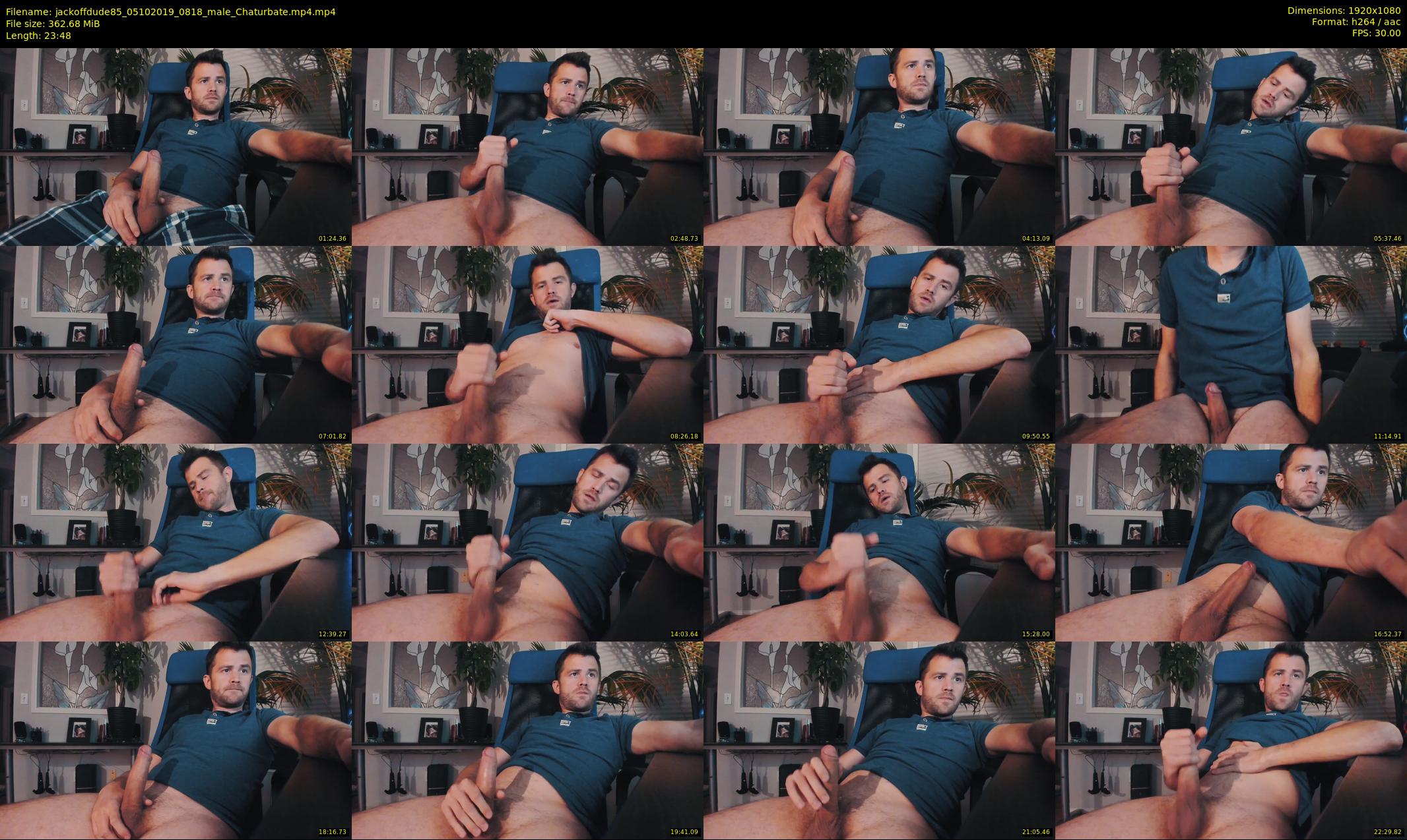 jackoffdude85 — 24 minute Chaturbate male cam show recording, 1080p, Oct 5, 2019