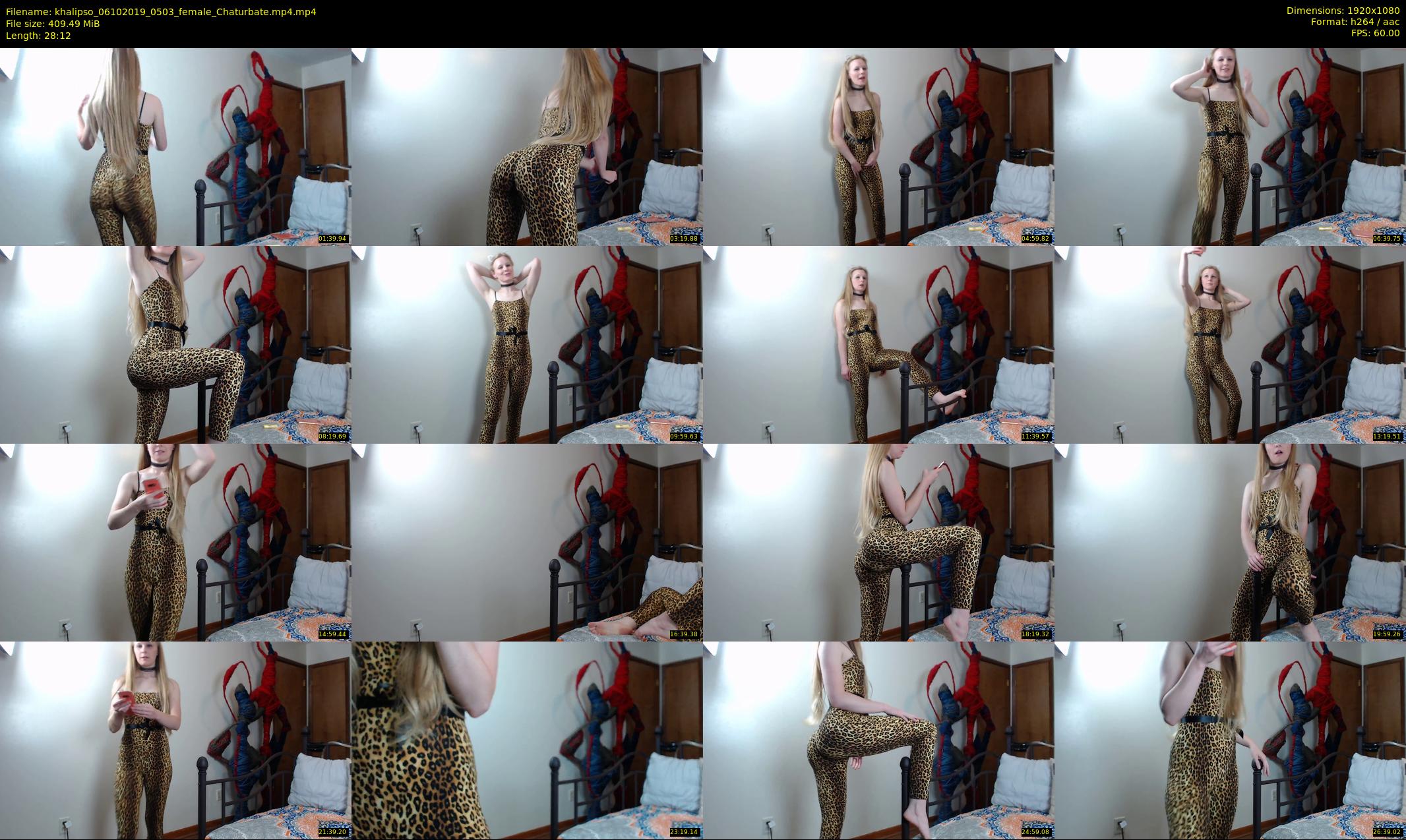 khalipso — 29 minute Chaturbate female cam show recording, 1080p, Oct 6, 2019