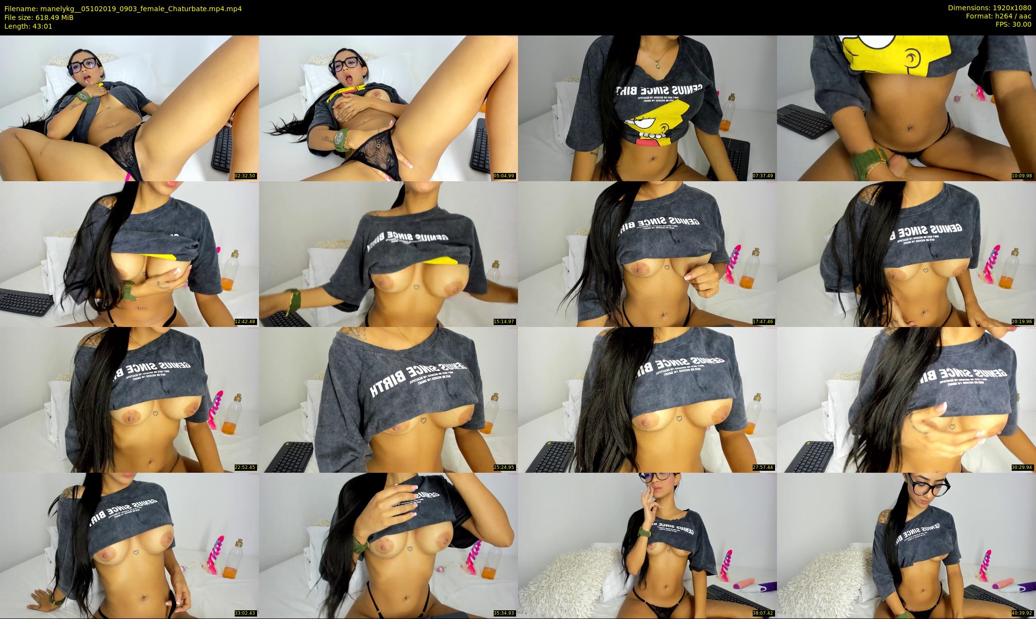 manelykg_ — 44 minute Chaturbate female cam show recording, 1080p, Oct 5, 2019
