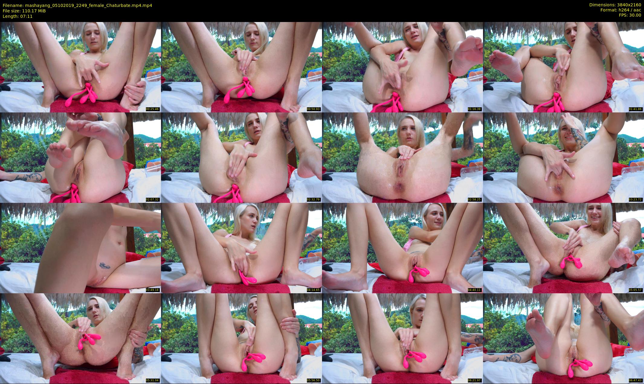 mashayang — 8 minute Chaturbate female cam show recording, 4K, Oct 5, 2019