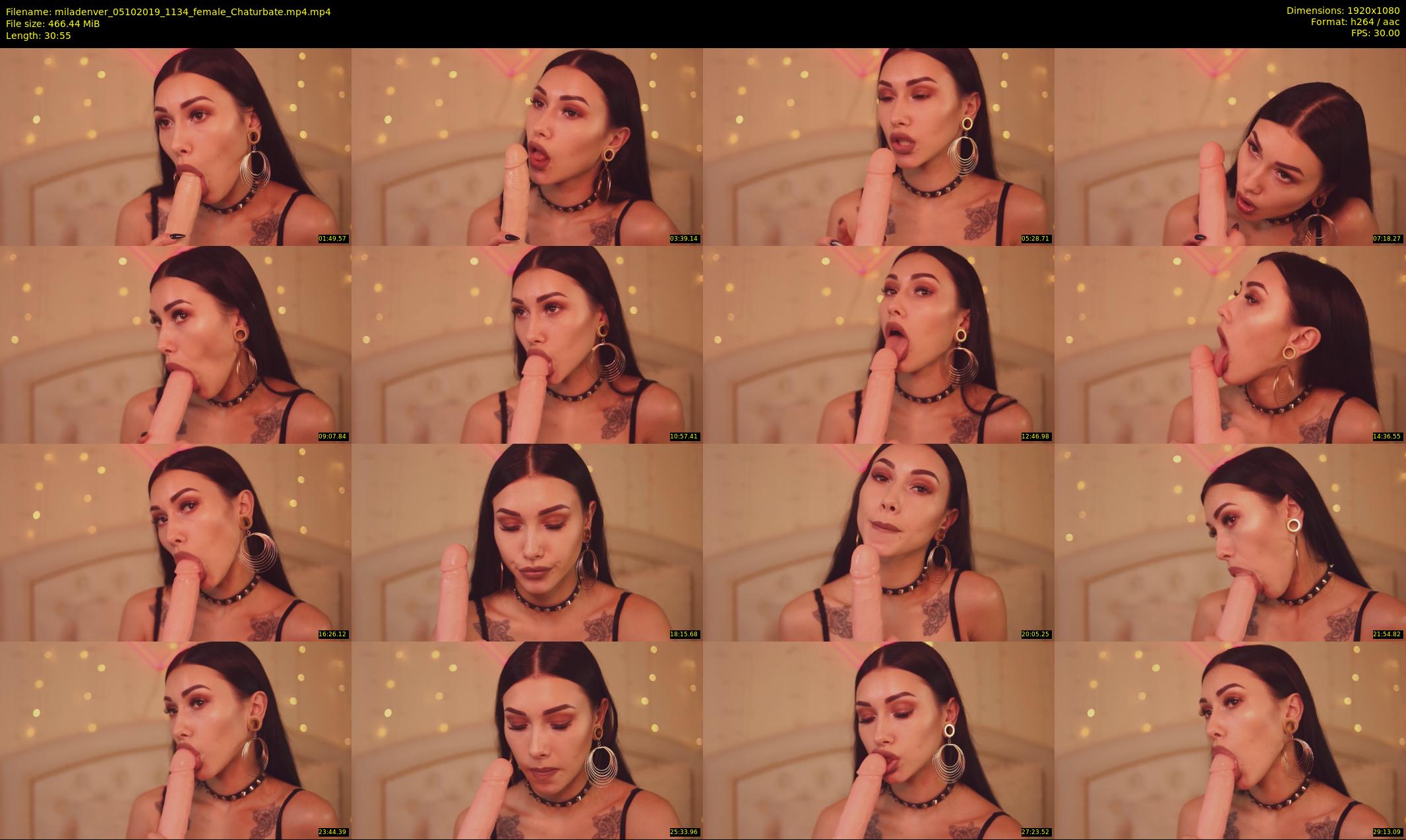 miladenver — 31 minute Chaturbate female cam show recording, 1080p, Oct 5, 2019