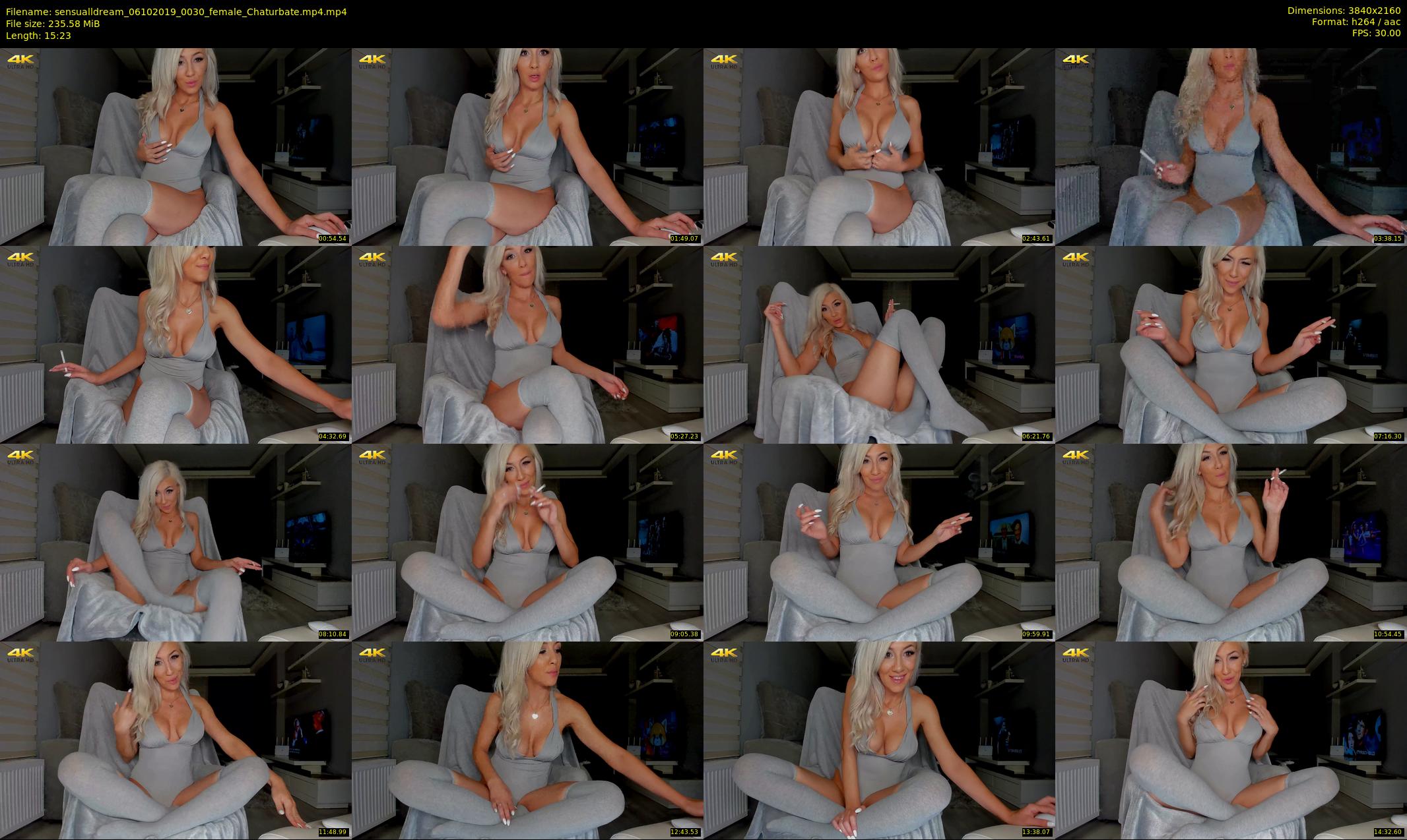 sensualldream — 16 minute Chaturbate female cam show recording, 4K, Oct 6, 2019