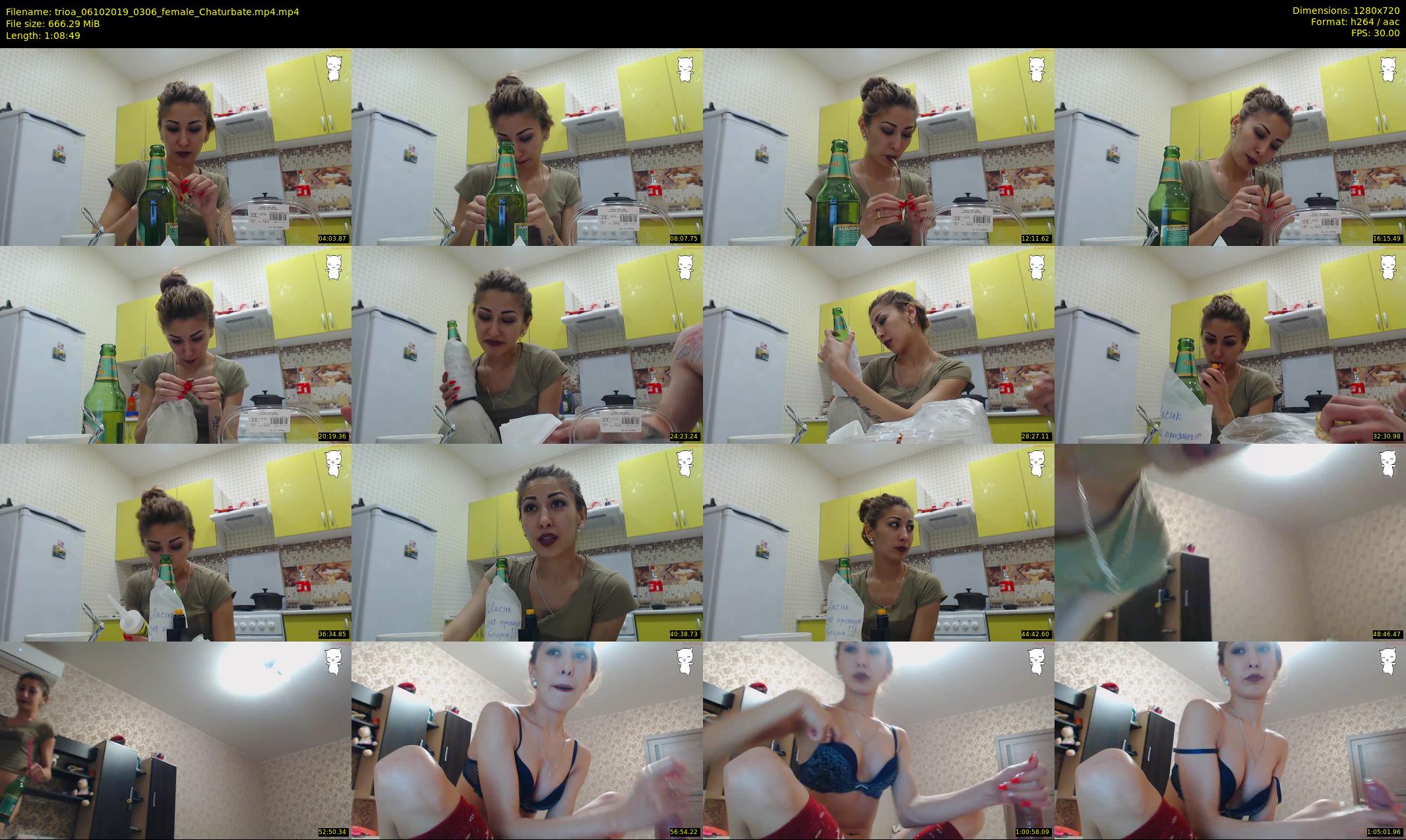 trioa — 69 minute Chaturbate couple cam show recording, 720p, Oct 6, 2019