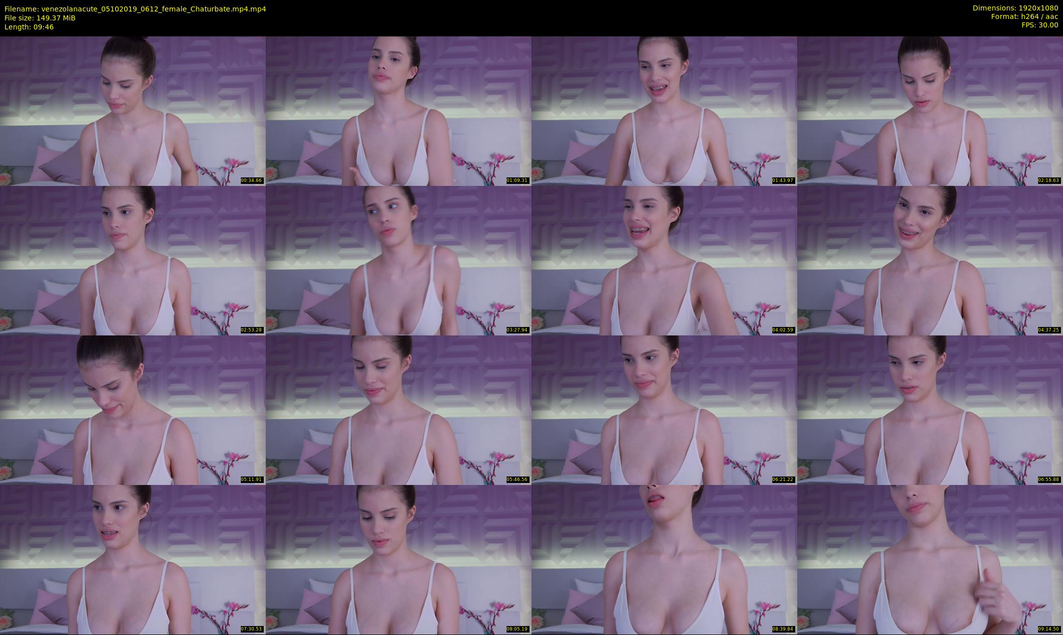 venezolanacute — 10 minute Chaturbate female cam show recording, 1080p, Oct 5, 2019