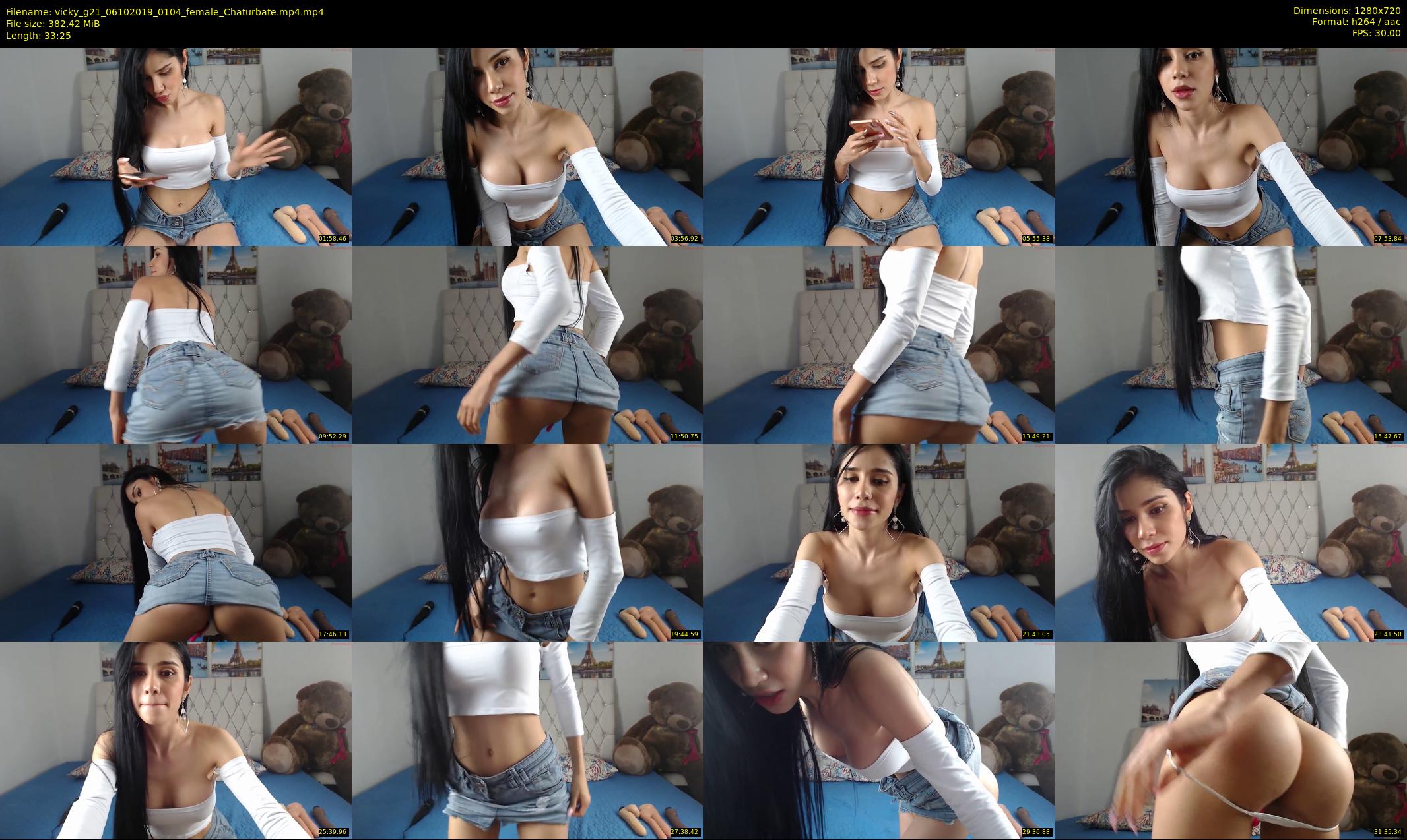 vicky_g21 — 34 minute Chaturbate female cam show recording, 720p, Oct 6, 2019