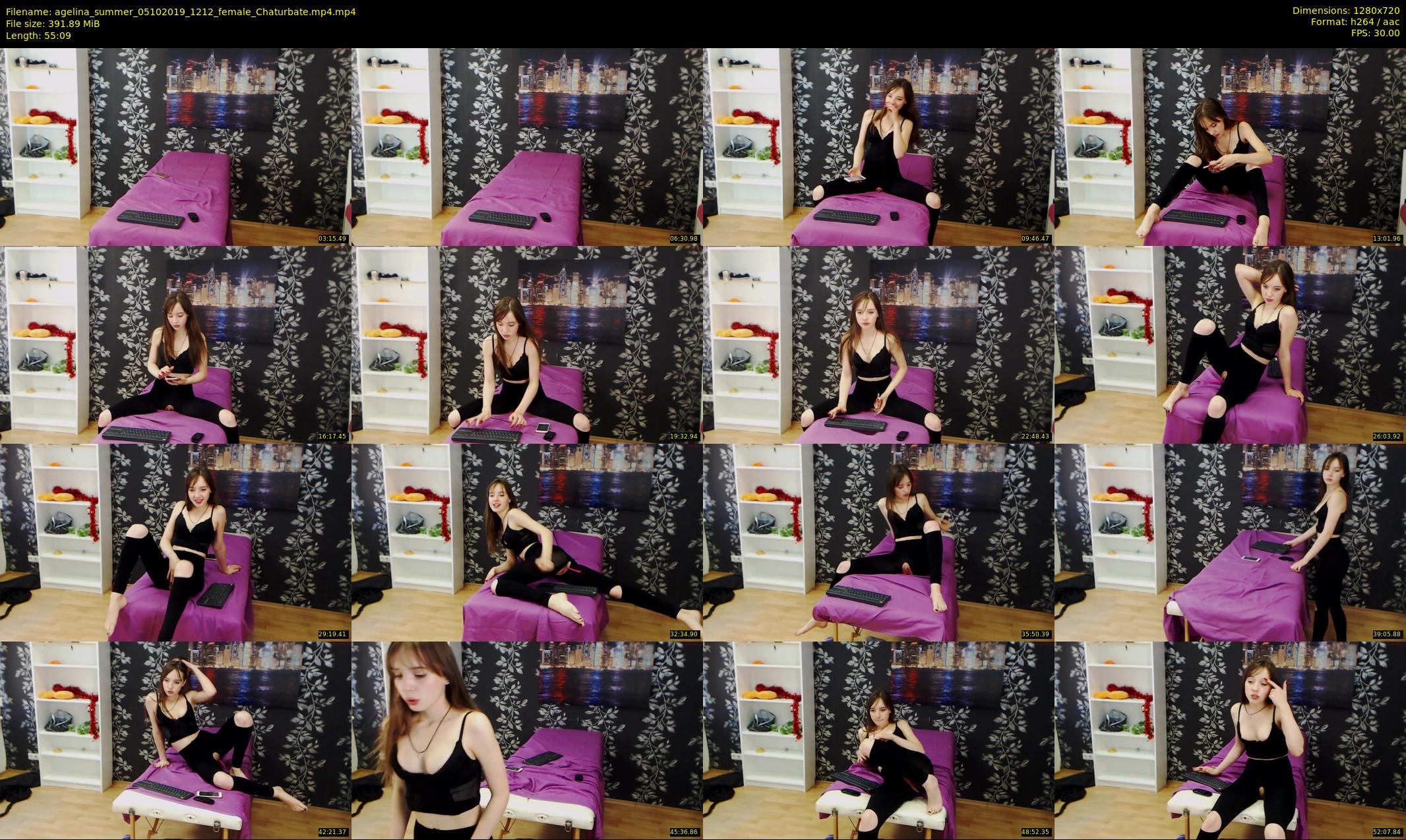 agelina_summer — 56 minute Chaturbate female cam show recording, 720p, Oct 5, 2019