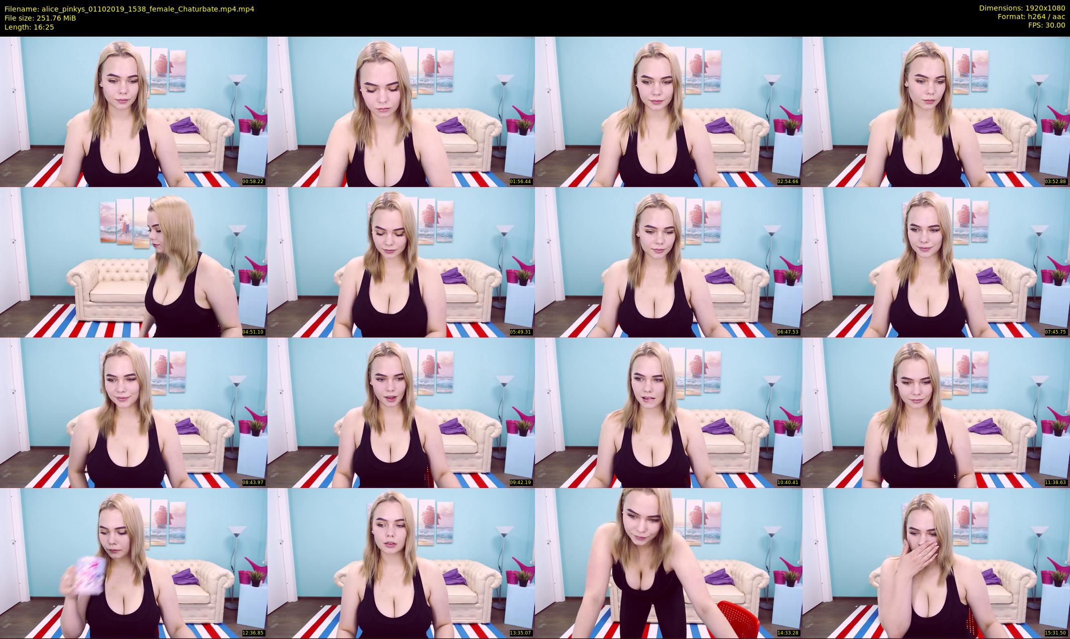 alice_pinkys — 17 minute Chaturbate female cam show recording, 1080p, Oct 1, 2019