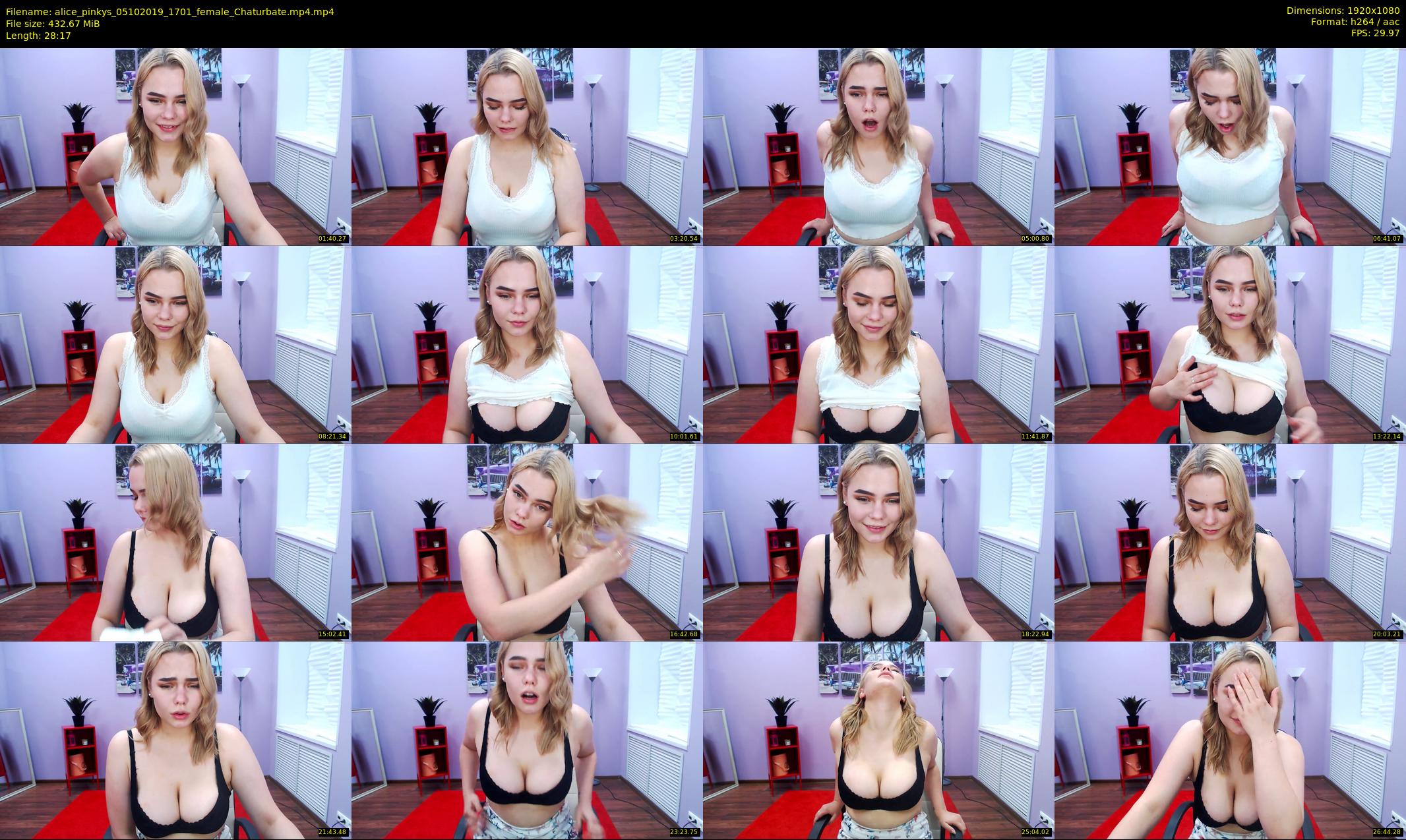 alice_pinkys — 29 minute Chaturbate female cam show recording, 1080p, Oct 5, 2019