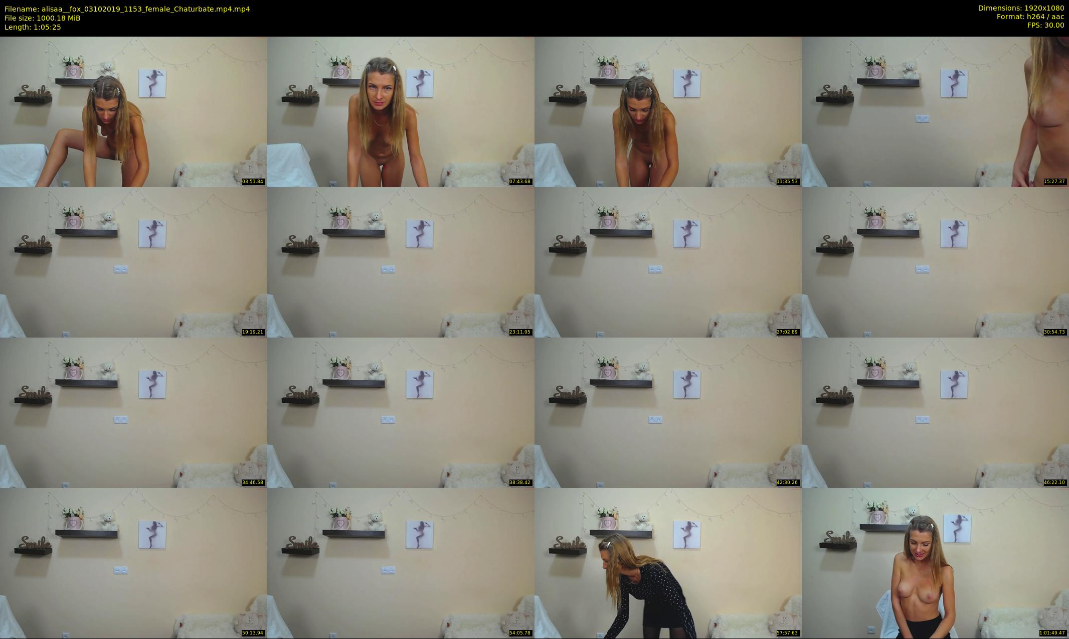alisaa__fox — 66 minute Chaturbate female cam show recording, 1080p, Oct 3, 2019