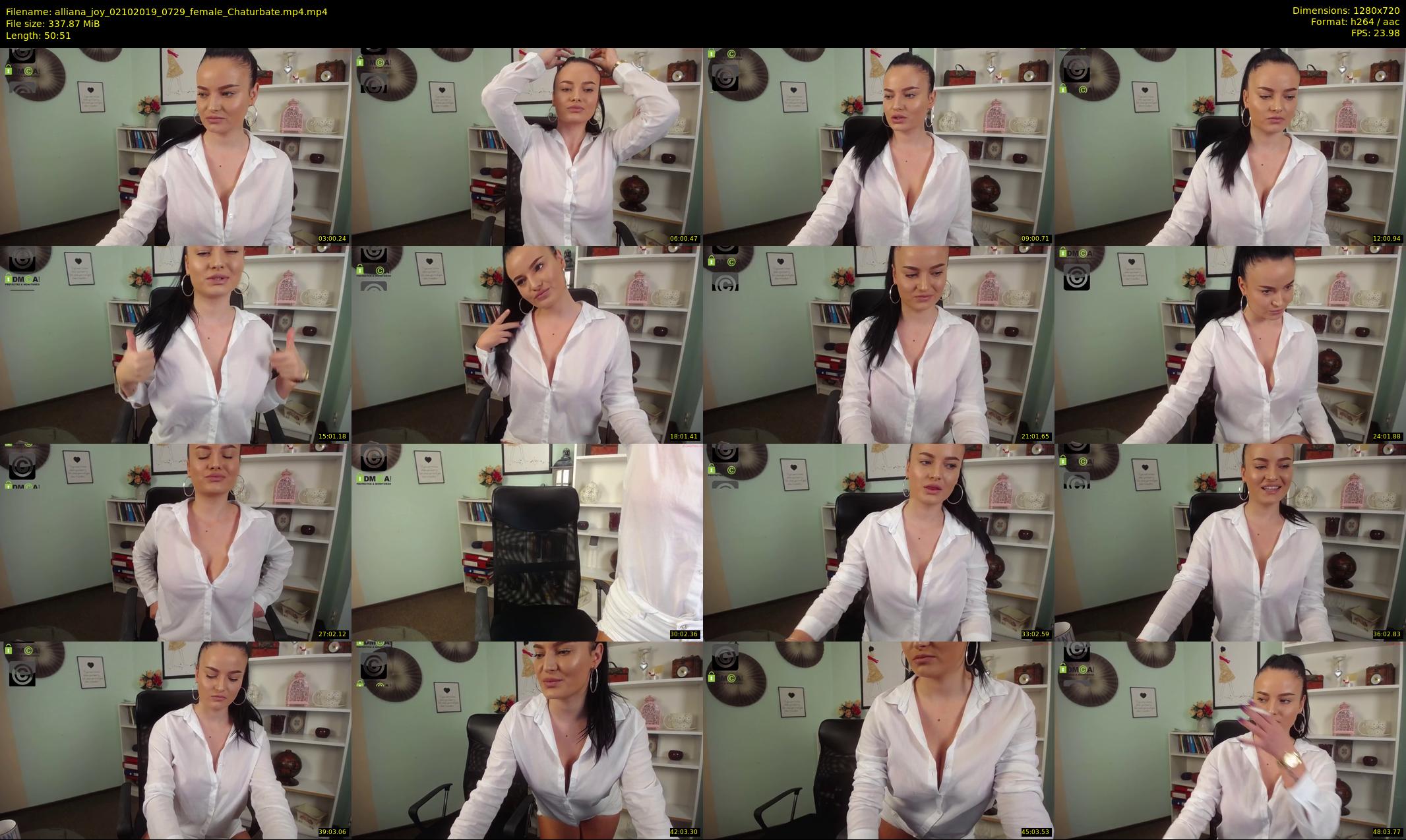 alliana_joy — 51 minute Chaturbate female cam show recording, 720p, Oct 2, 2019