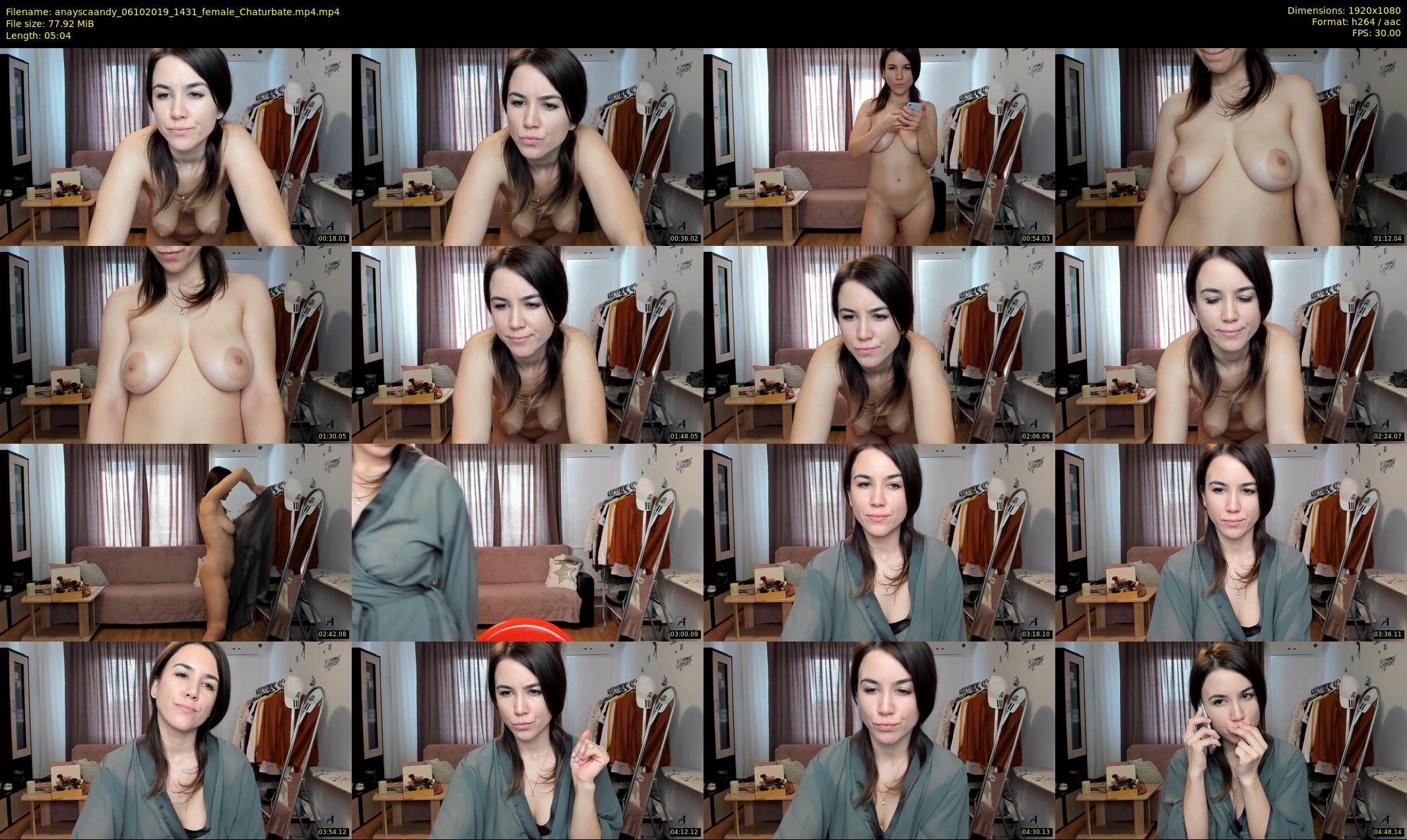 anayscaandy — 6 minute Chaturbate female cam show recording, 1080p, Oct 6, 2019