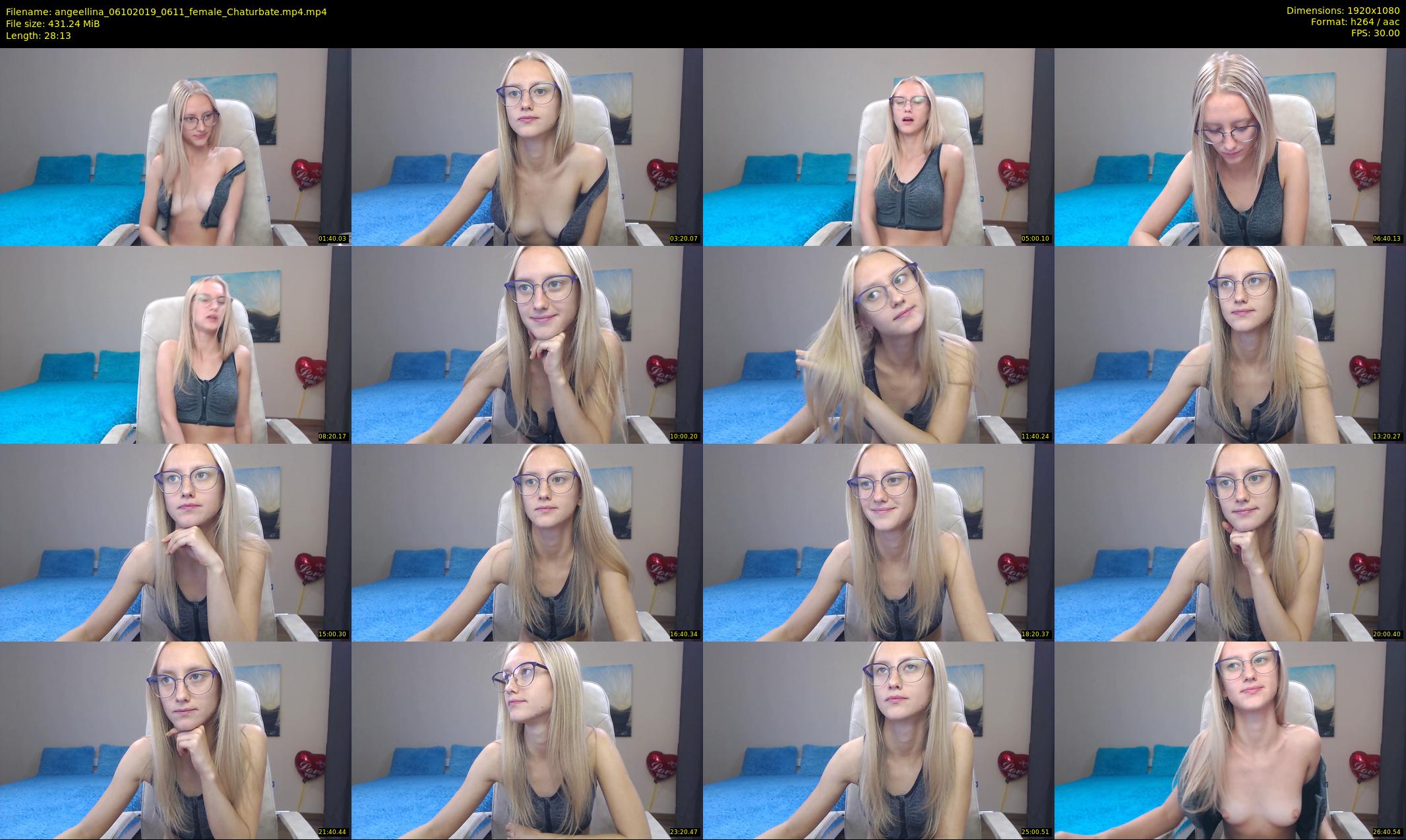 angeellina — 29 minute Chaturbate female cam show recording, 1080p, Oct 6, 2019