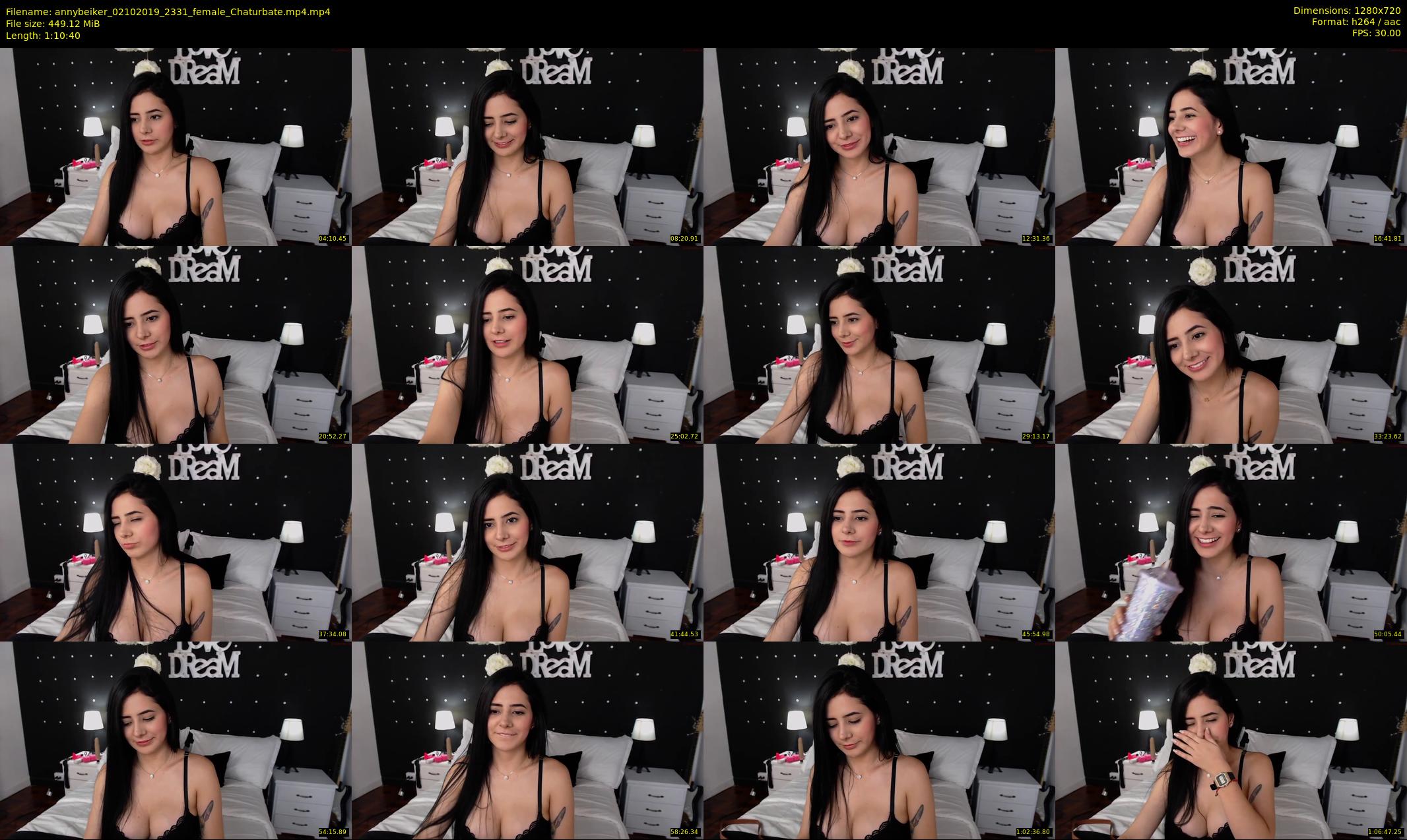 annybeiker — 71 minute Chaturbate female cam show recording, 720p, Oct 2, 2019