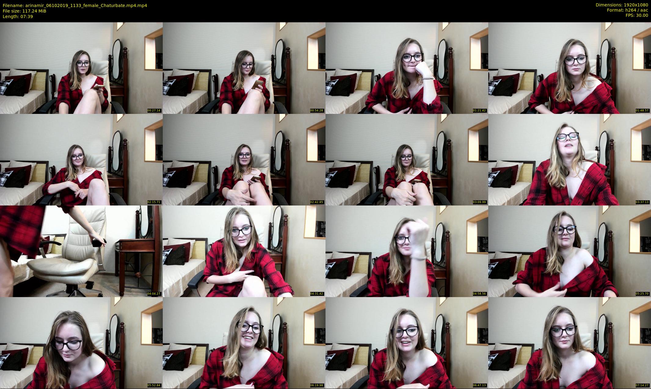 arinamir — 8 minute Chaturbate female cam show recording, 1080p, Oct 6, 2019